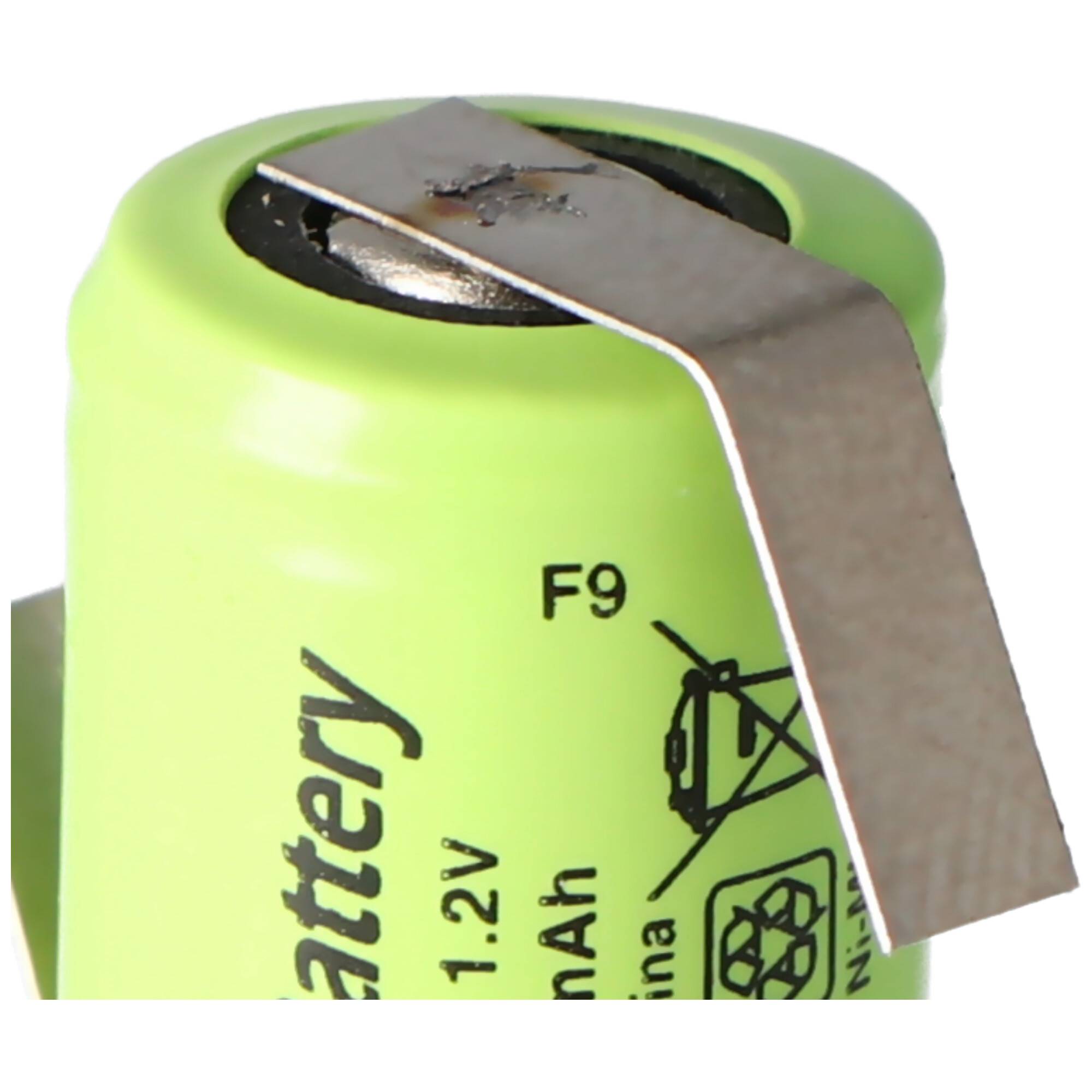 KAN 1/3AAA Micro 1,2 Volt 170mAh NiMH mit Lötfahne Z-Form