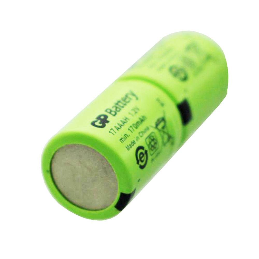 GP KAN 1/3AAA Micro Akkupack 2,4 Volt 170mAh NiMH Akku ca. 28x11mm
