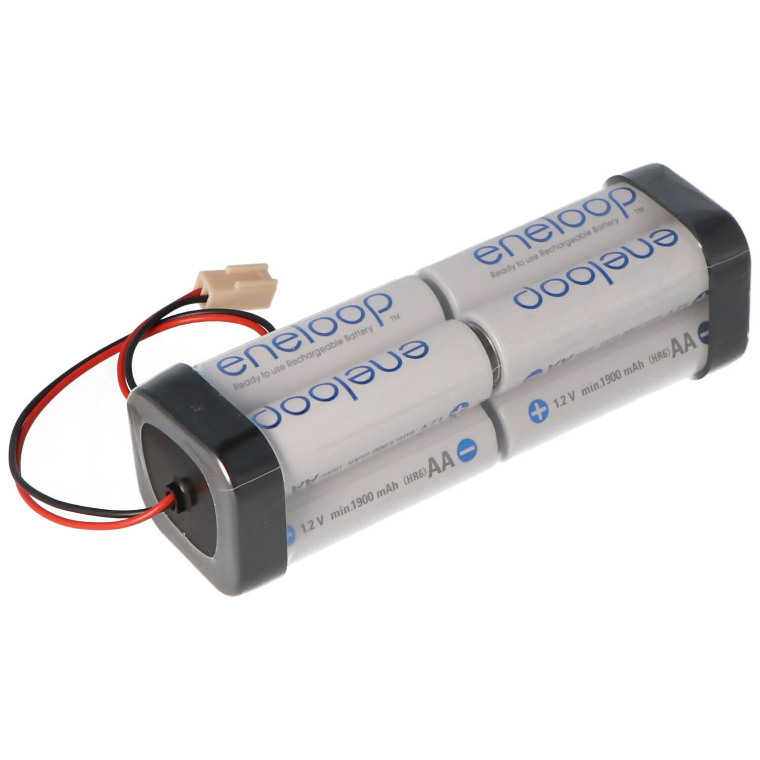 Sender Akku Panasonic eneloop Standard AA 8er Würfel 9,6/2000 Futaba