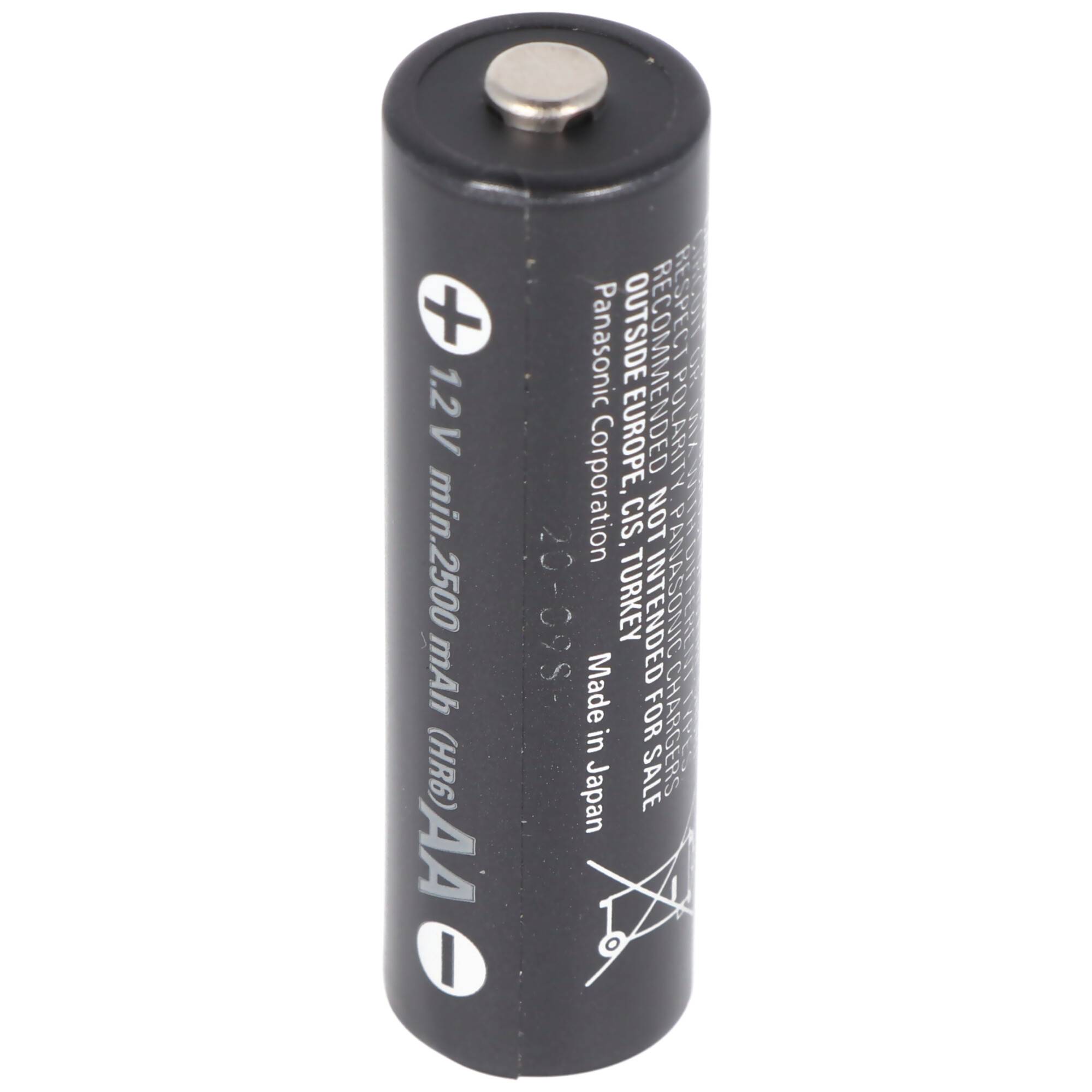 4x Panasonic eneloop Pro (ehem. Sanyo eneloop Pro) HR-3UWX 2500mA 1,2V NiMh AA Mignon Akkus inkl. Schnelladegerät LCD-Di