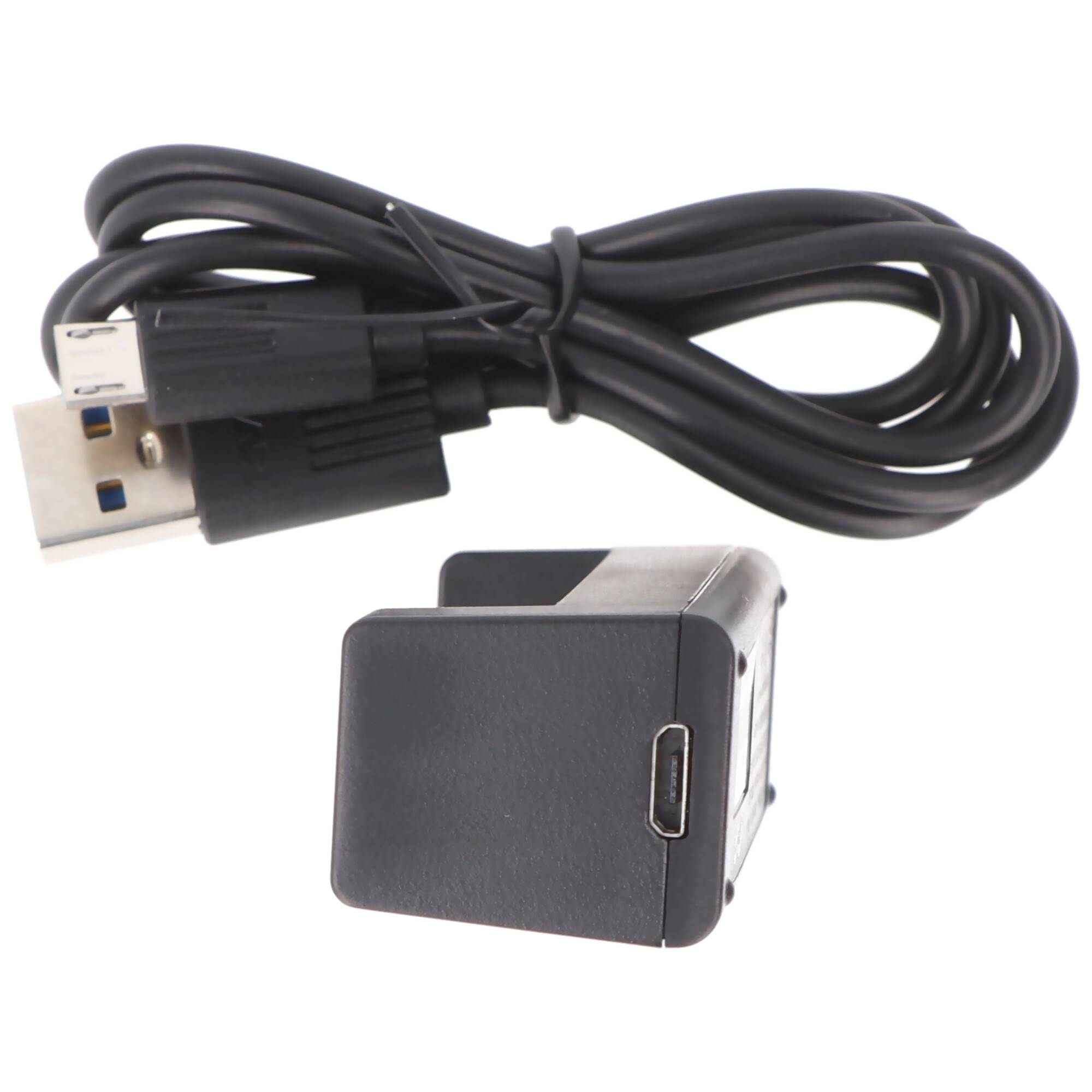1-Schacht USB-Ladegerät mit bis zu 0,5Ah Ladestrom, Ladegerät mit Micro-USB Anschluss