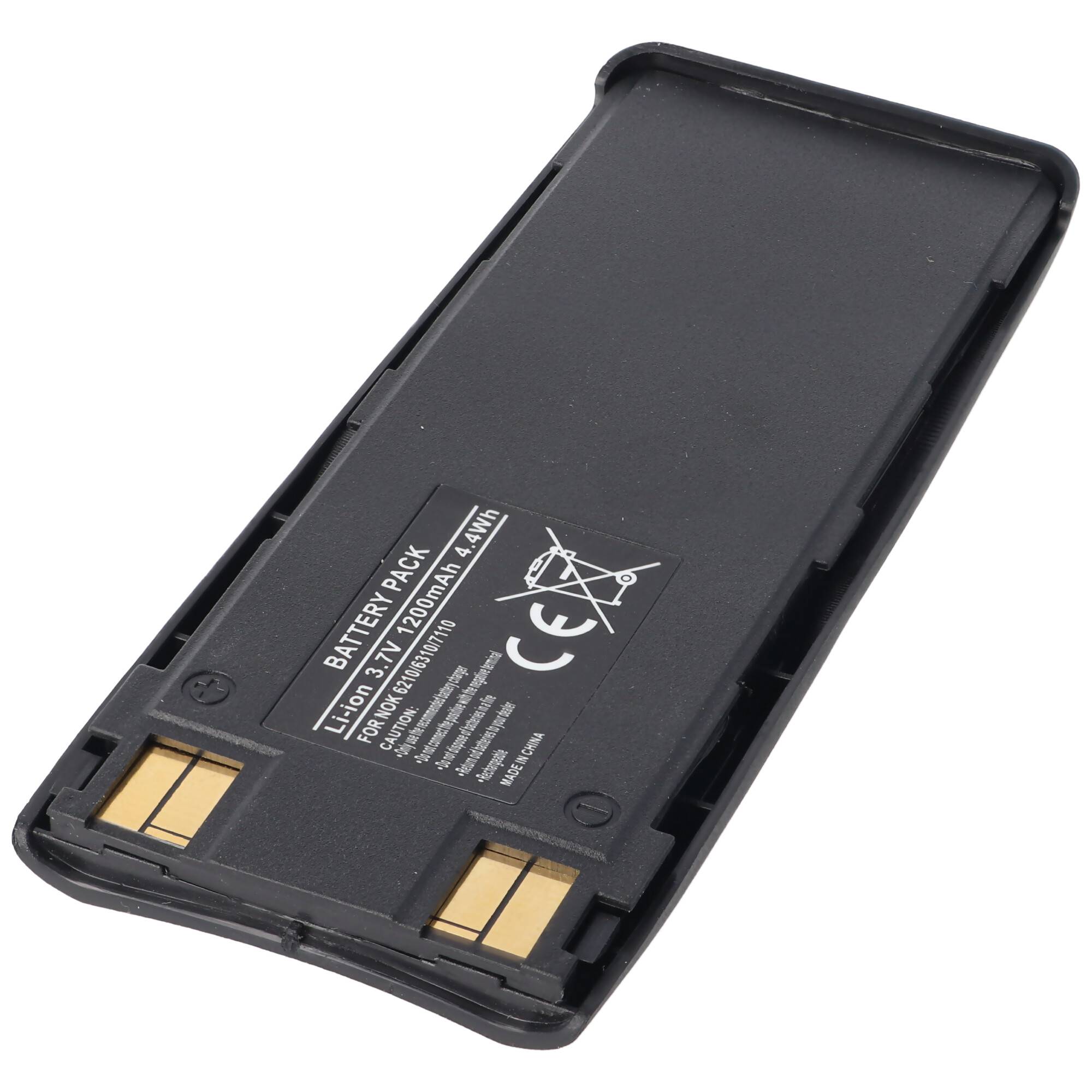 Akku passend für Nokia 5110, 5130, 6110, 6130, 6150 6310, 6210, 7110 Akkutyp BMS-2S, BLS-2N, BPS-2, 1200mAh