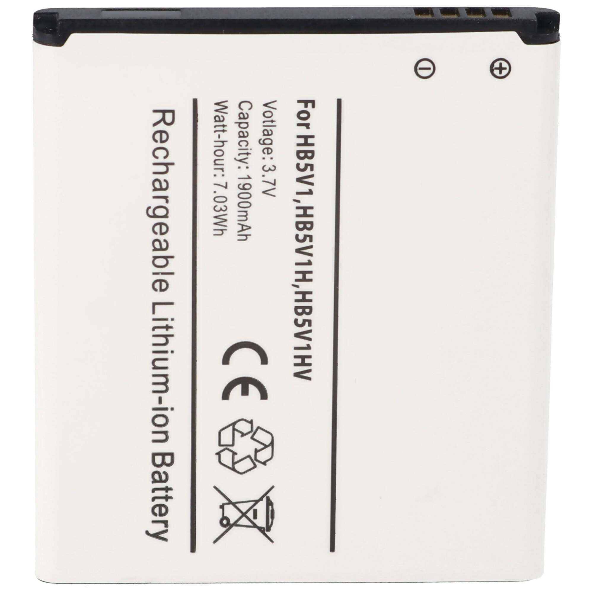 Akku passend für Huawei Ascend T8833, U8833, W1, Y300, Y360, Y500 mit 1800mAh