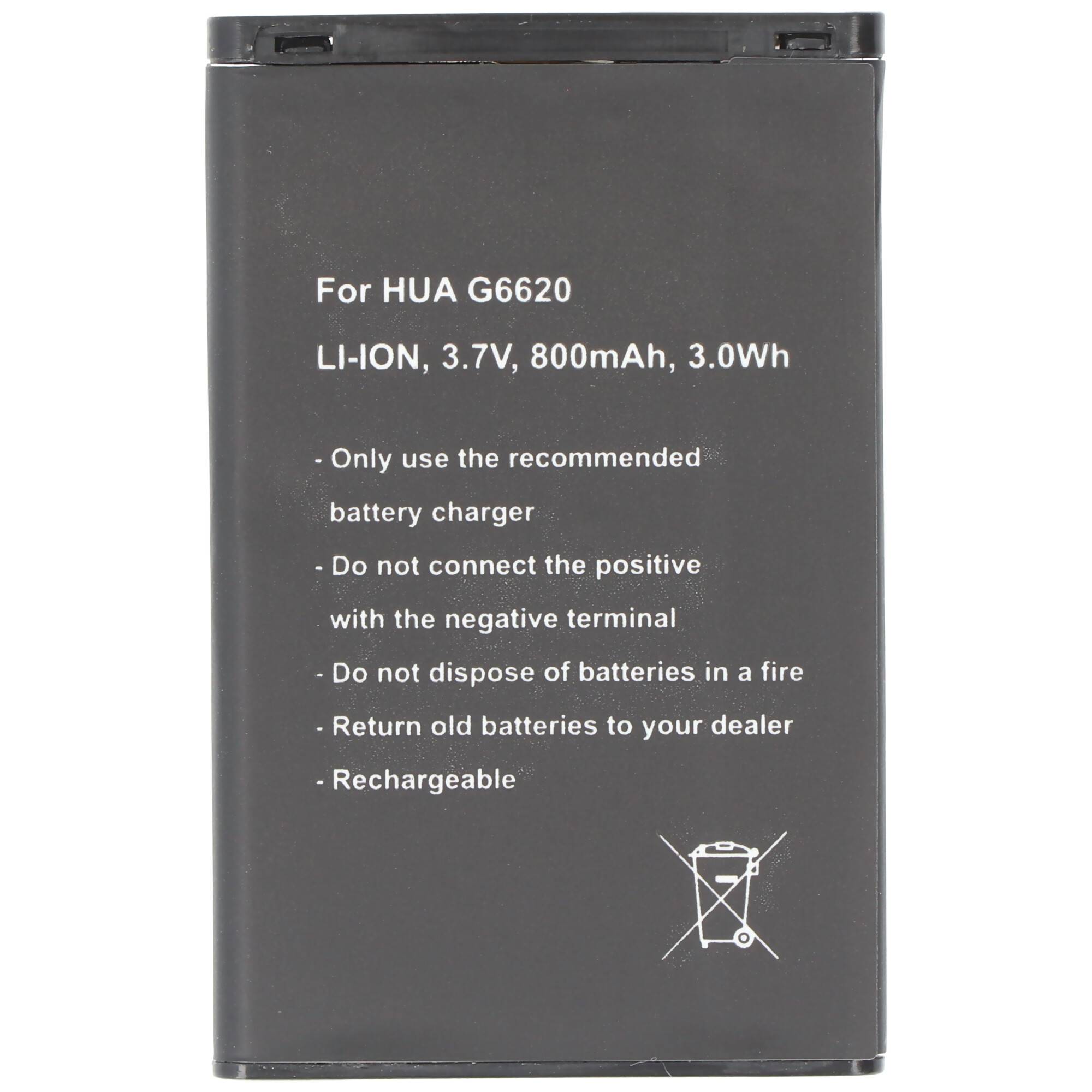 Huawei G6620, G7210, T1201, T1209 Akku als HB4A3 Nachbau Akku von AccuCell