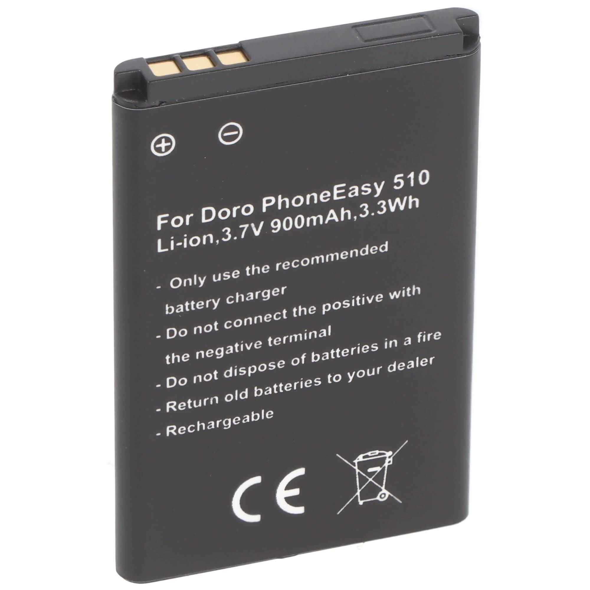 Akku passend für den Doro PhoneEasy 510 Akku DBC-800A, DBC-800B, DBR-800A