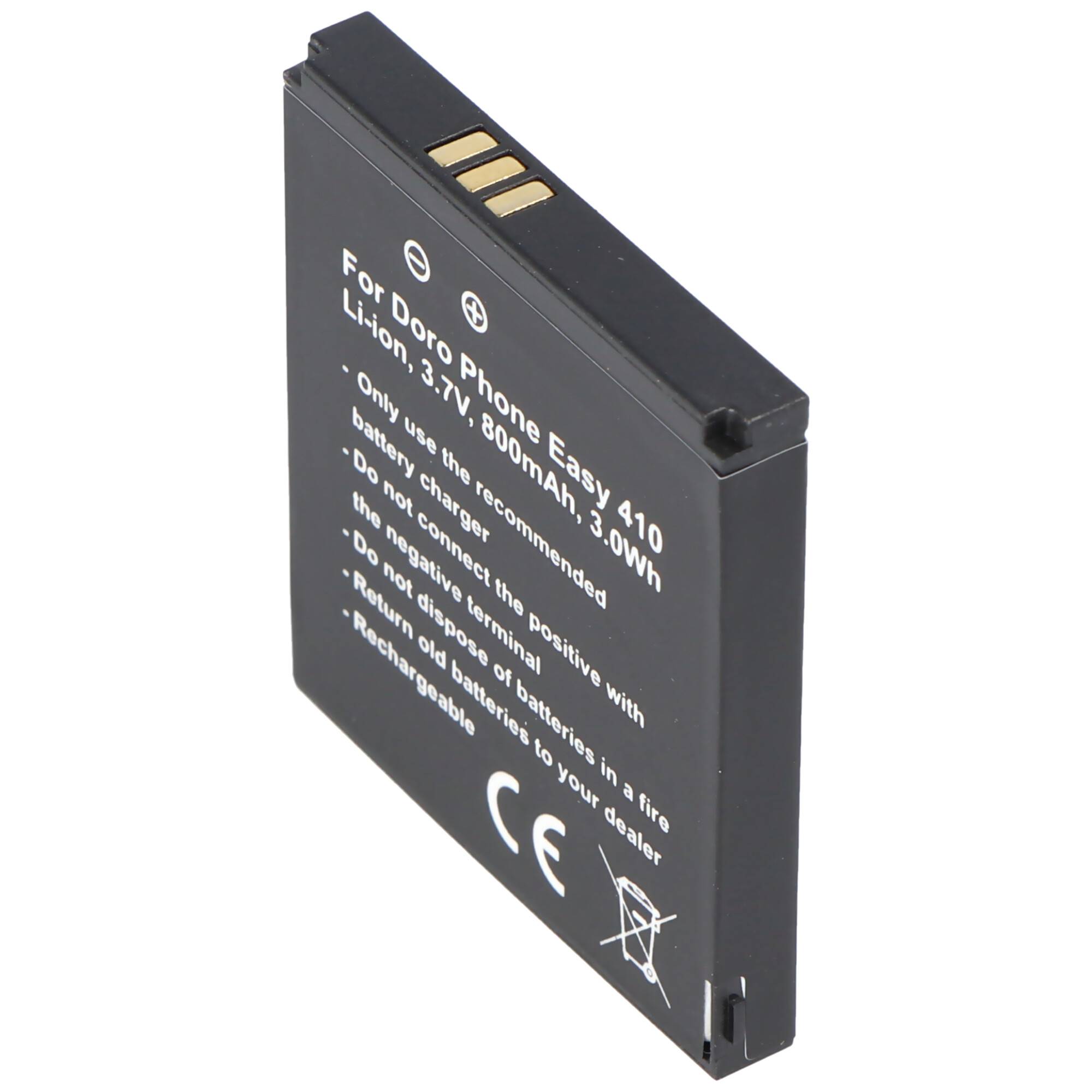 Doro PhoneEasy 410 Akku, Doro Phone Easy 610 Akku, SHELL01A Akku Care Clamshell