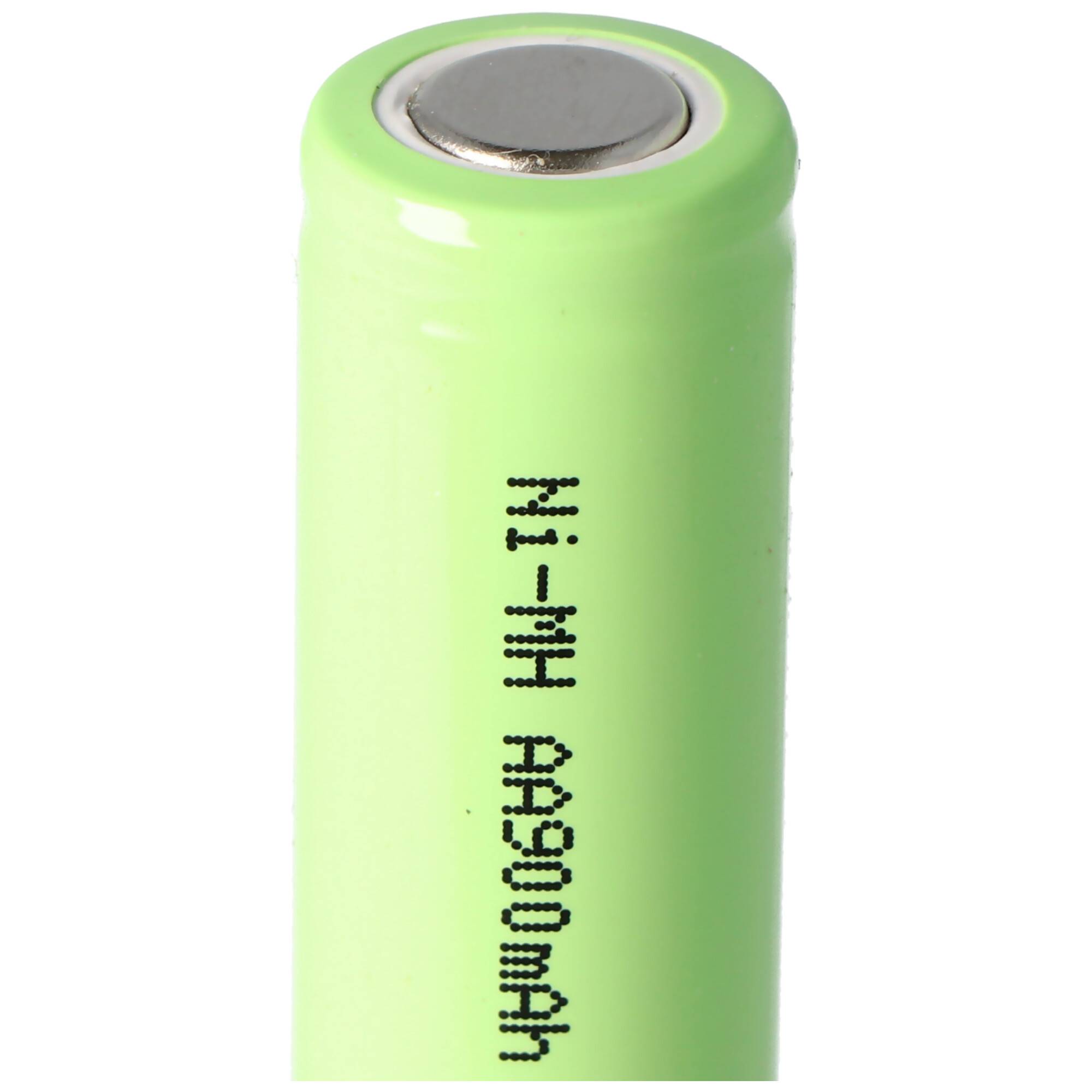 NiMH Akku Flat Top Mignon AA 900mAh Industrieausführung mit flachem Pluspol