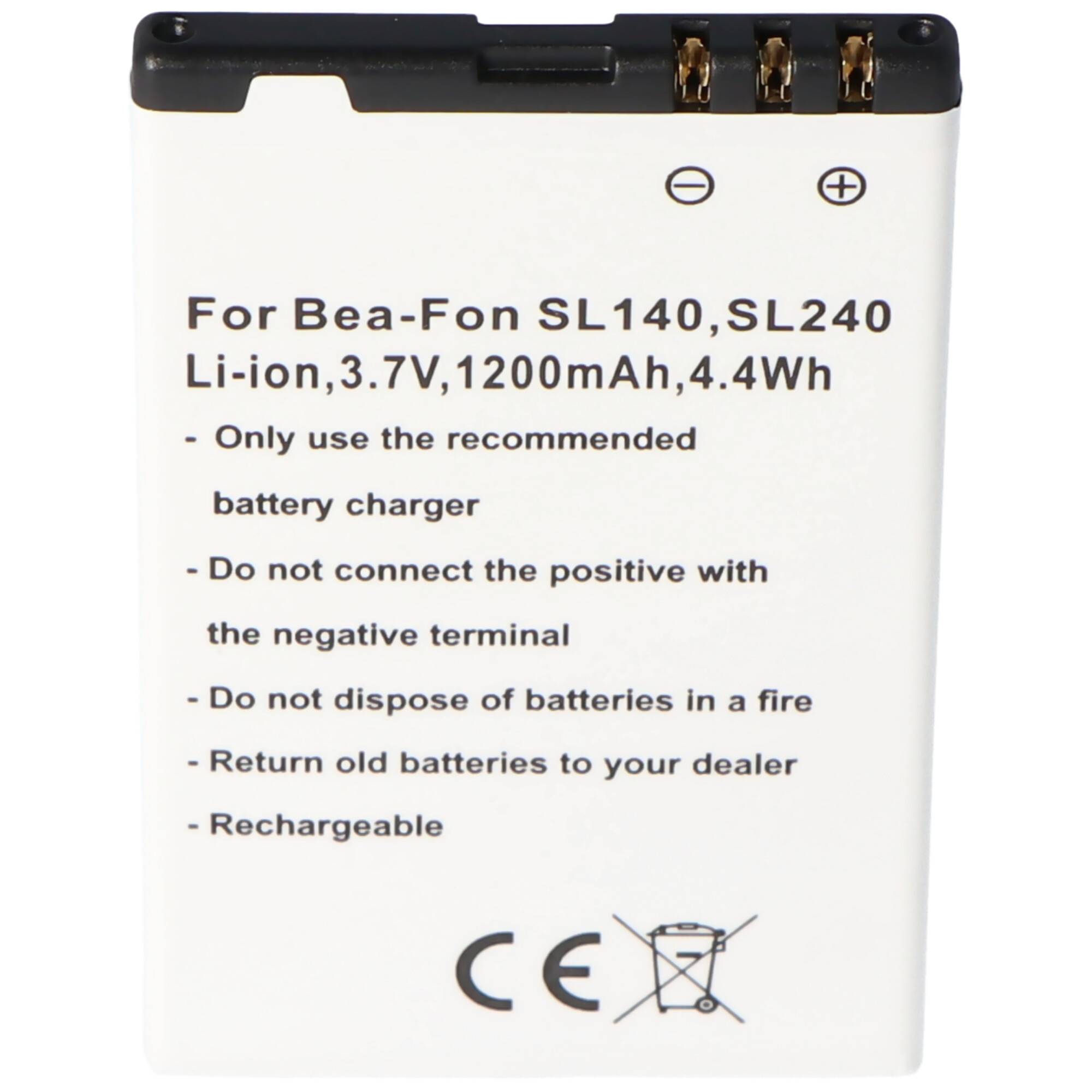 Akku passend für den Handy Akku Bea-Fon SL140, SL240 Akku BS-03, EP-600, RCB01P04, SL140/SL240