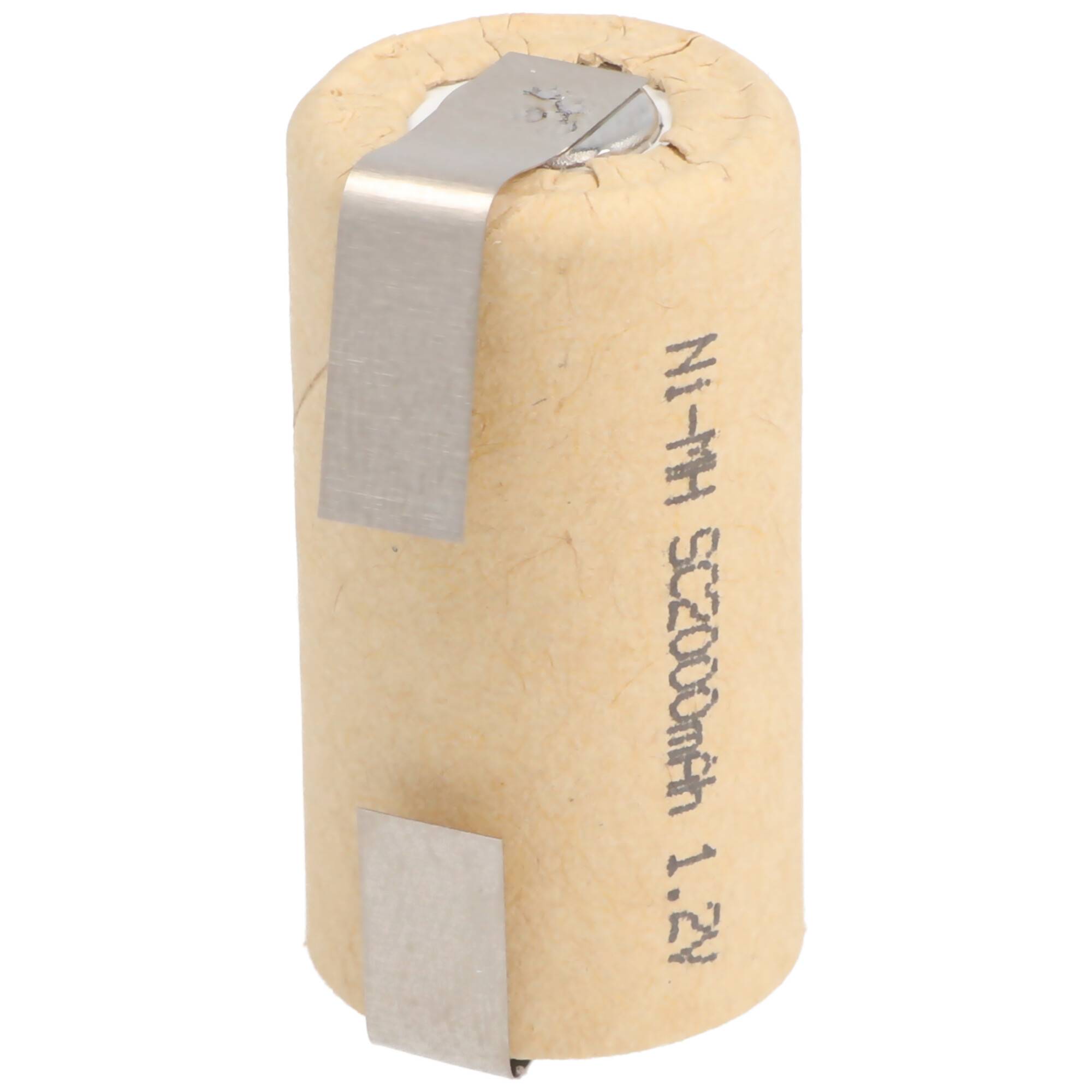 AccuCell Sub-C 2000 NiMH Akku mit Lötfahne in U-Form