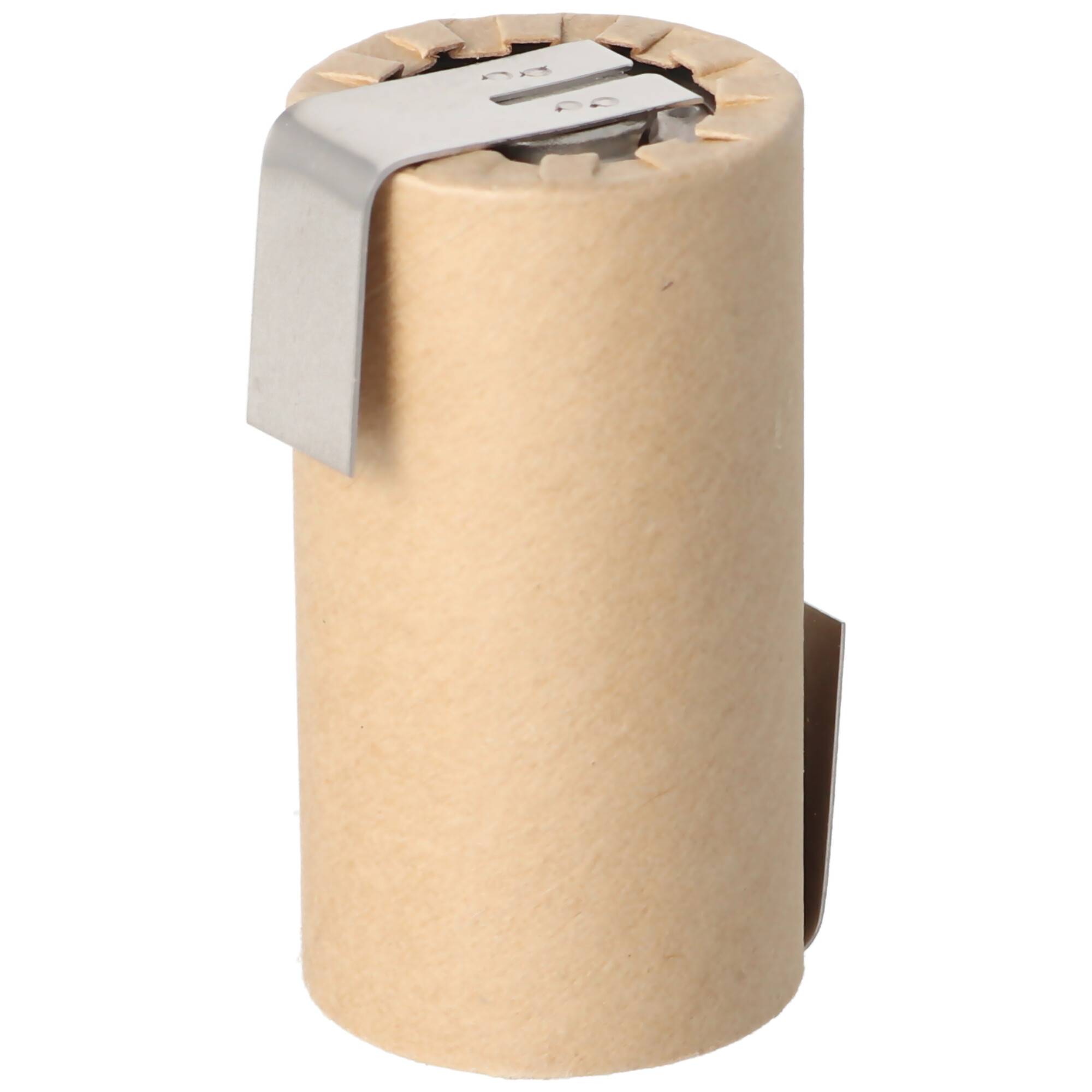 Sub-C 2000 Akku mit Lötfahne Z-Form, SUB-C Akku, Einzelzelle mit Lötfahnen in Z-Form