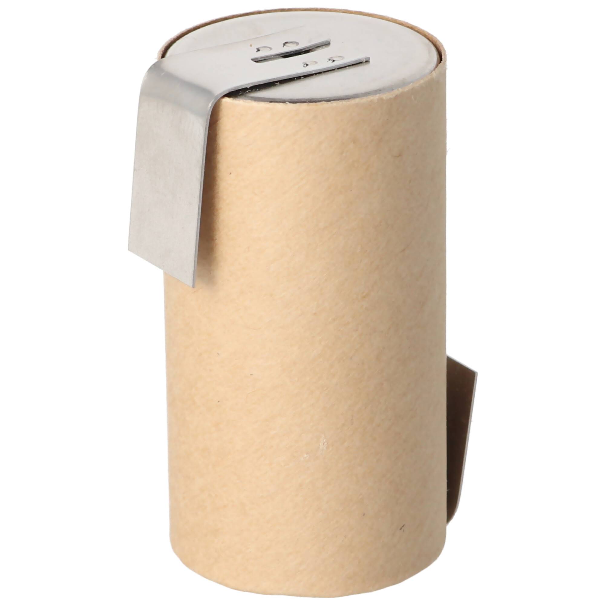 Sub-C 2000 Akku mit Lötfahne Z-Form, SUB-C Akku, Einzelzelle mit Lötfahnen in Z-Form