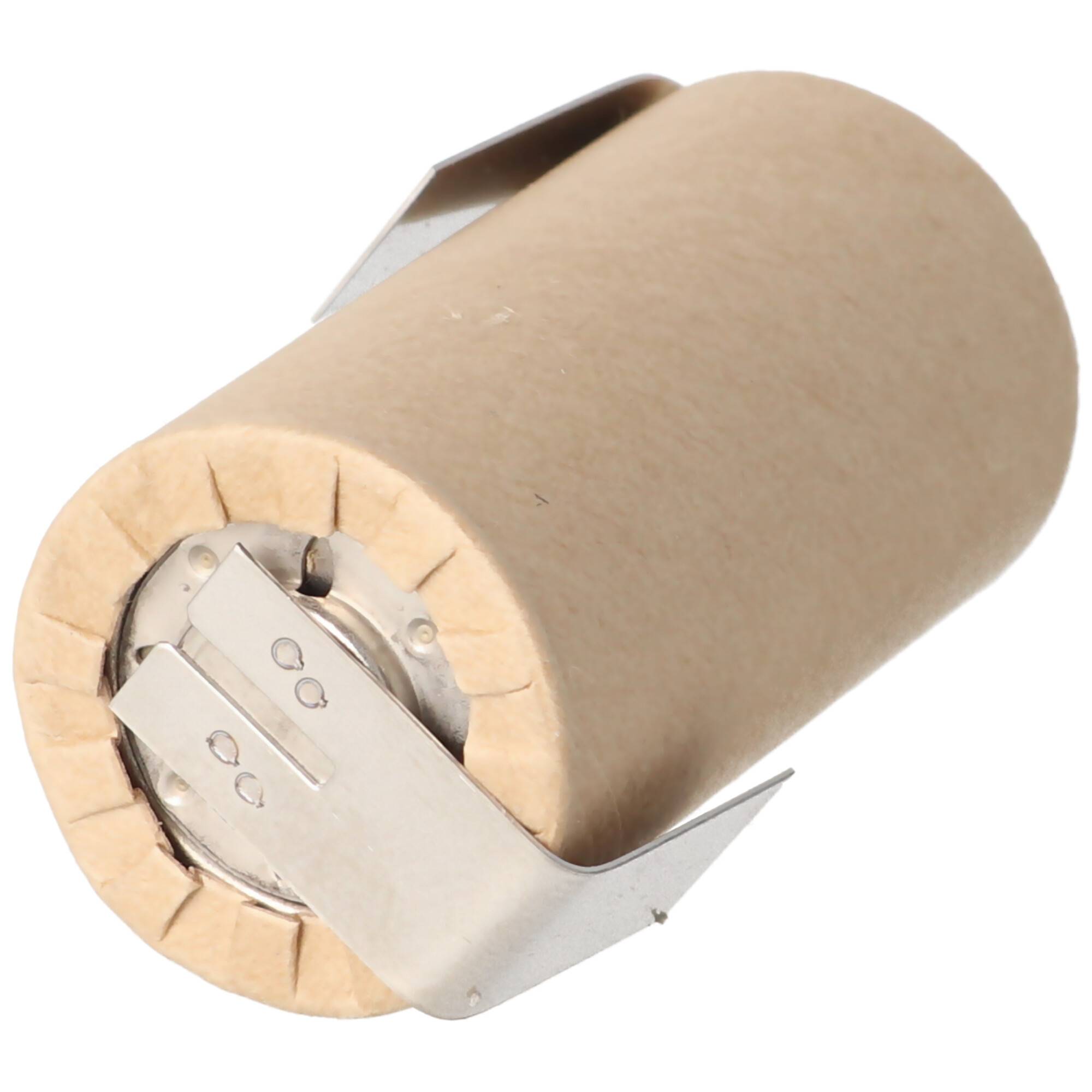 Sub-C 2000 Akku mit Lötfahne Z-Form, SUB-C Akku, Einzelzelle mit Lötfahnen in Z-Form