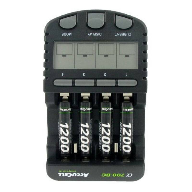 ALPHA700 Schnellladegerät BC700 mit LCD-Display, Entladefunktion