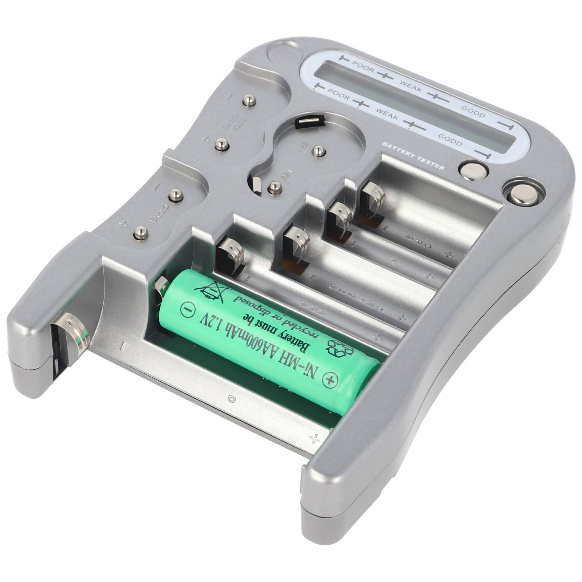 Universal Akku- und Batterie Tester mit LCD-Display