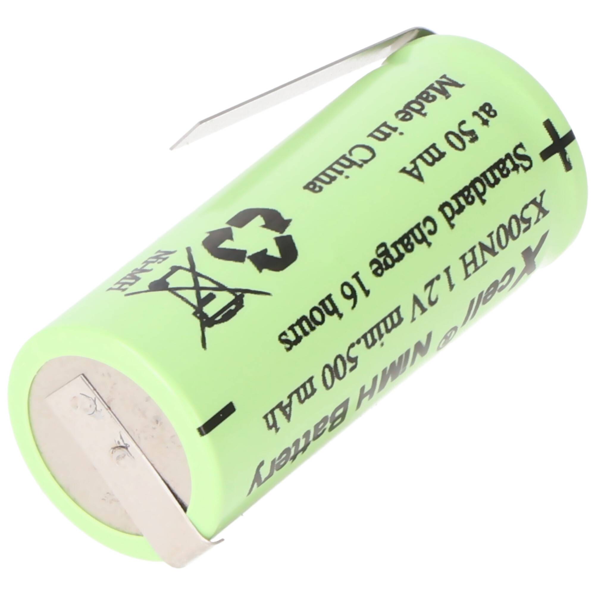 GP Lady Akku GP 50NH, LR1, Size N NiMH Akku 500mAh mit Lötfahne in Z-Form