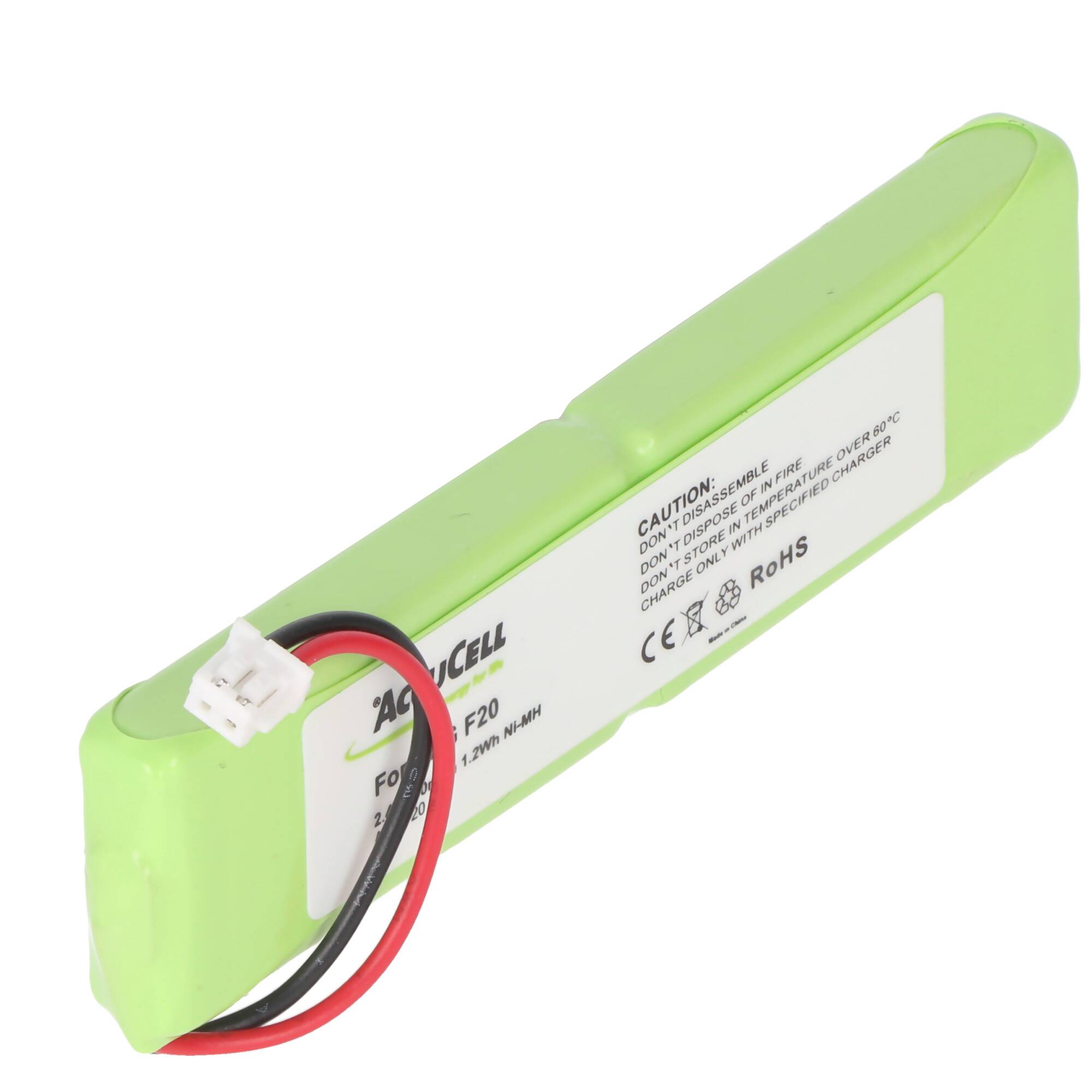 Akku passend für Philips Monolith M9951B/01 2,4 Volt Akkupack für Monolith M9951B/01, fertiger Akkupack mit Kabel und St