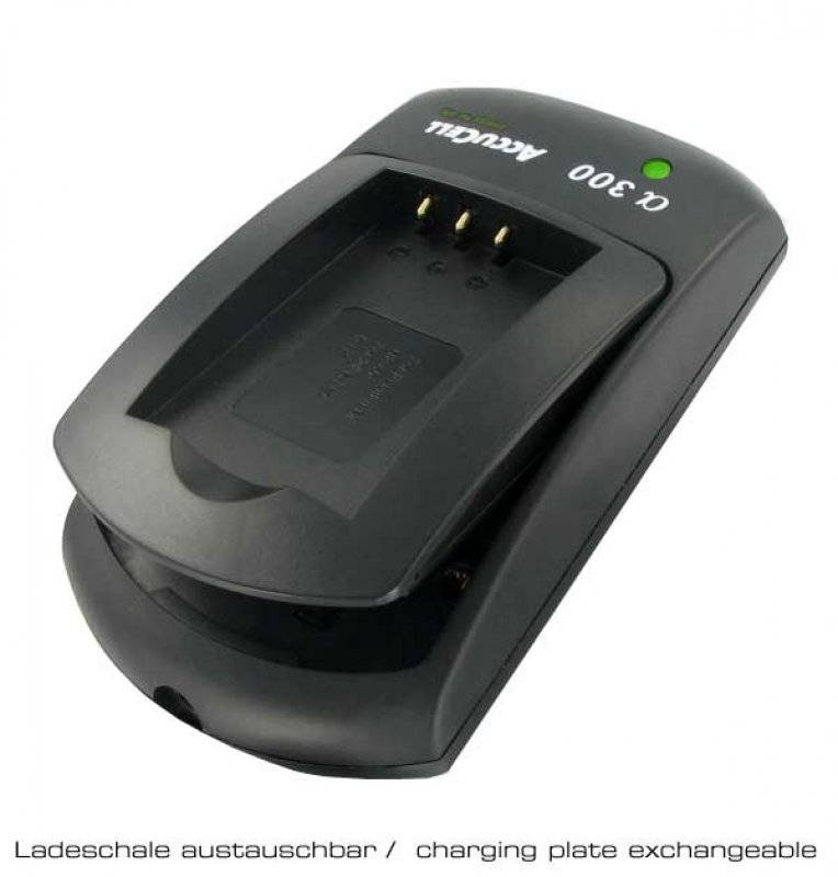 AccuCell Ladegerät passend für Samsung SLB-1237, Digimax. L55W