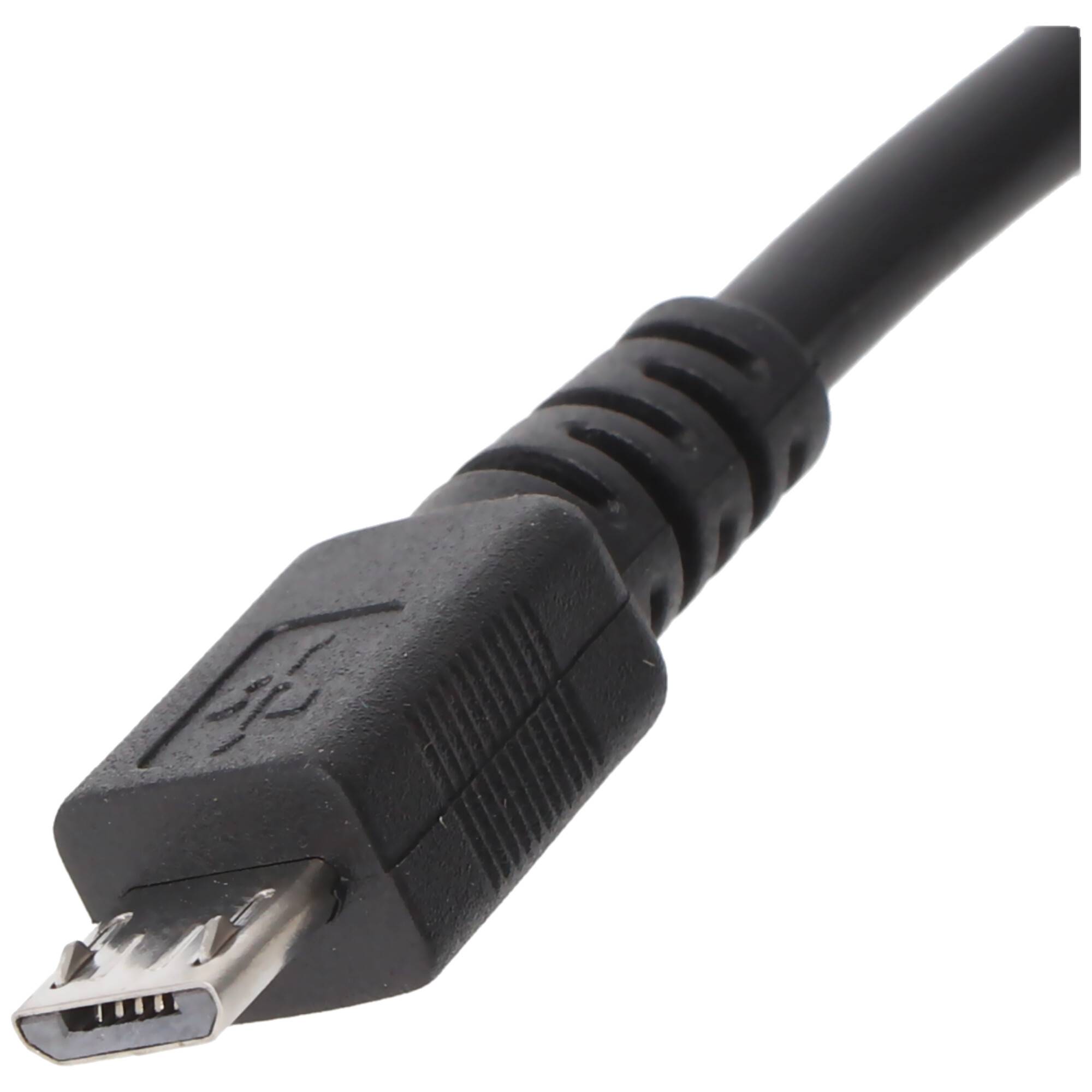 USB 2.0 Hi-Speed Adapterkabel A Buchse auf Micro B-Stecker, On the Go