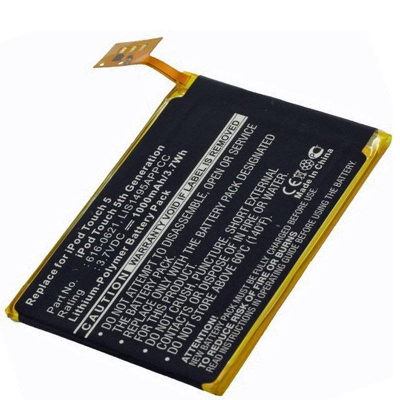 Apple iPod Touch 5th Generation Akku als Nachbau Akku von AccuCell