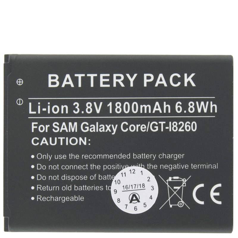 Samsung Galaxy Core, Samsung Galaxy Core Plus, Samsung GT-I8260 Akku als Nachbau Akku von AccuCell