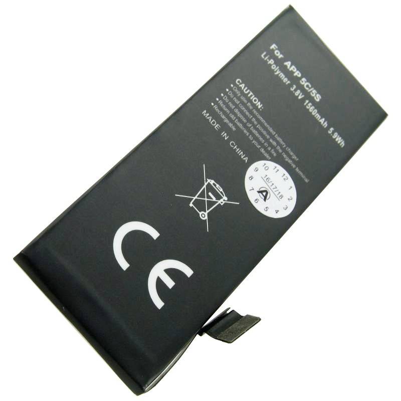 Akku passend für Apple iPhone 5C Li-Polymer 616-0667 Akku, 616-0720 Akku mit Werkzeug