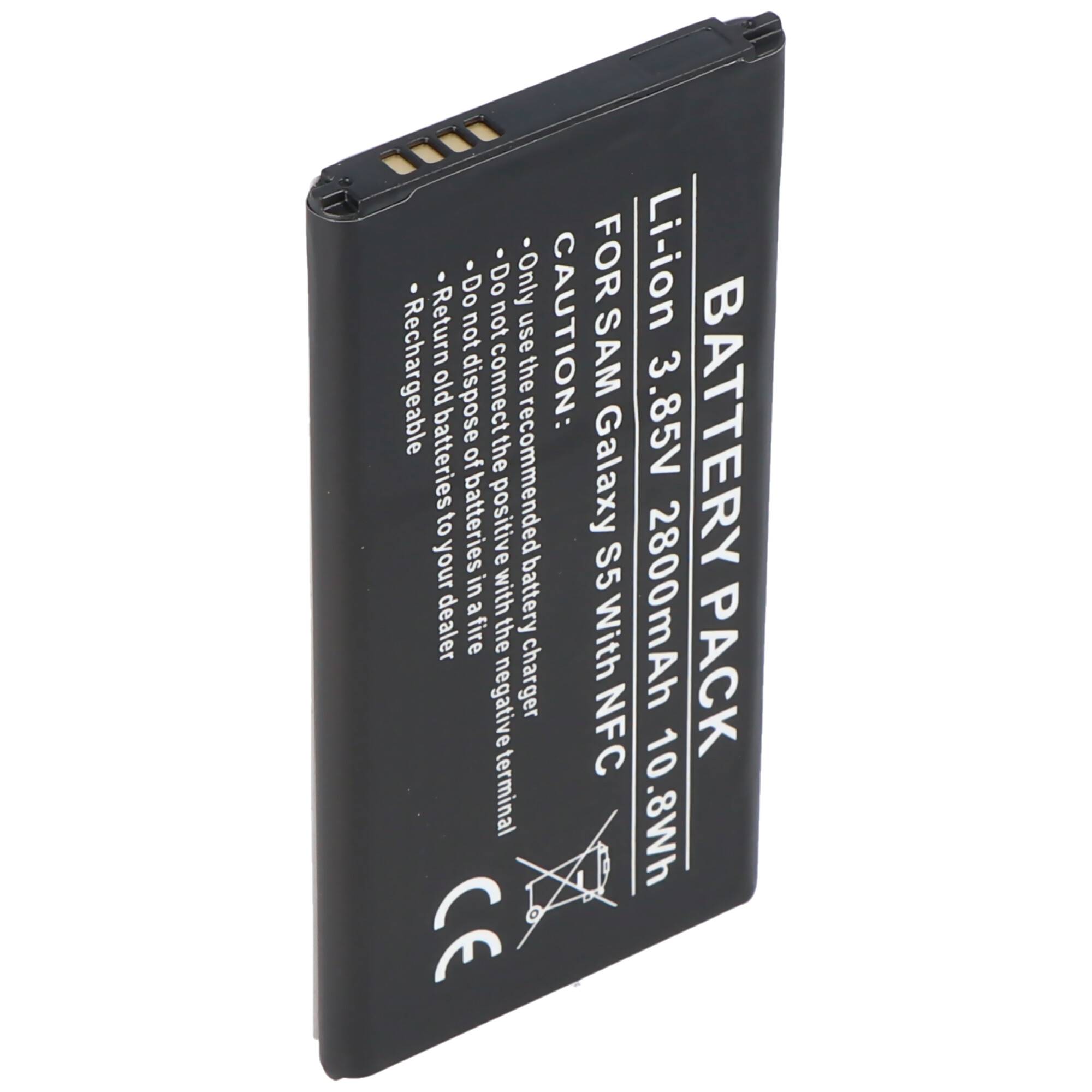 Samsung Galaxy S5 Akku als Nachbauaku von AccuCell mit 2800mAh mit NFC