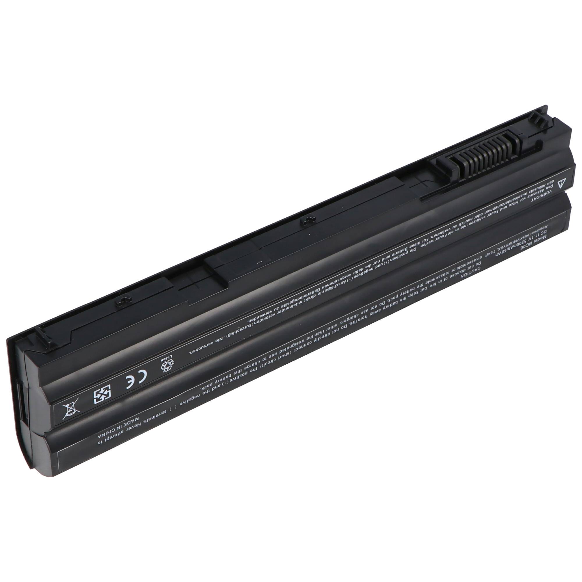 Akku passend für Dell Latitude E6530 Akku 5200mAh