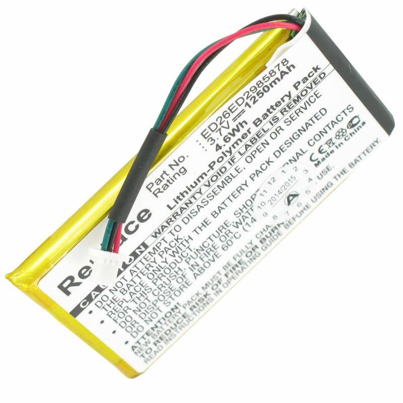 Akku passend für Garmin Nuvi 285, Nuvi 285W, Nuvi 285WT, Nuvi 3590LMT
