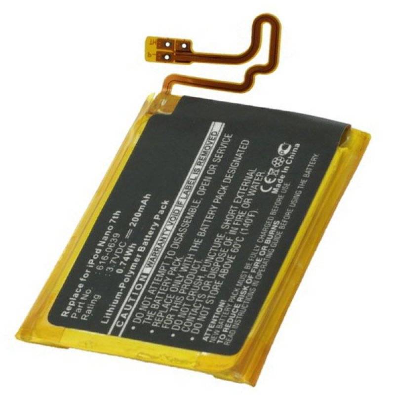 AccuCell Akku passend für Apple Ipod Nano 7, 616-0639, 616-0640
