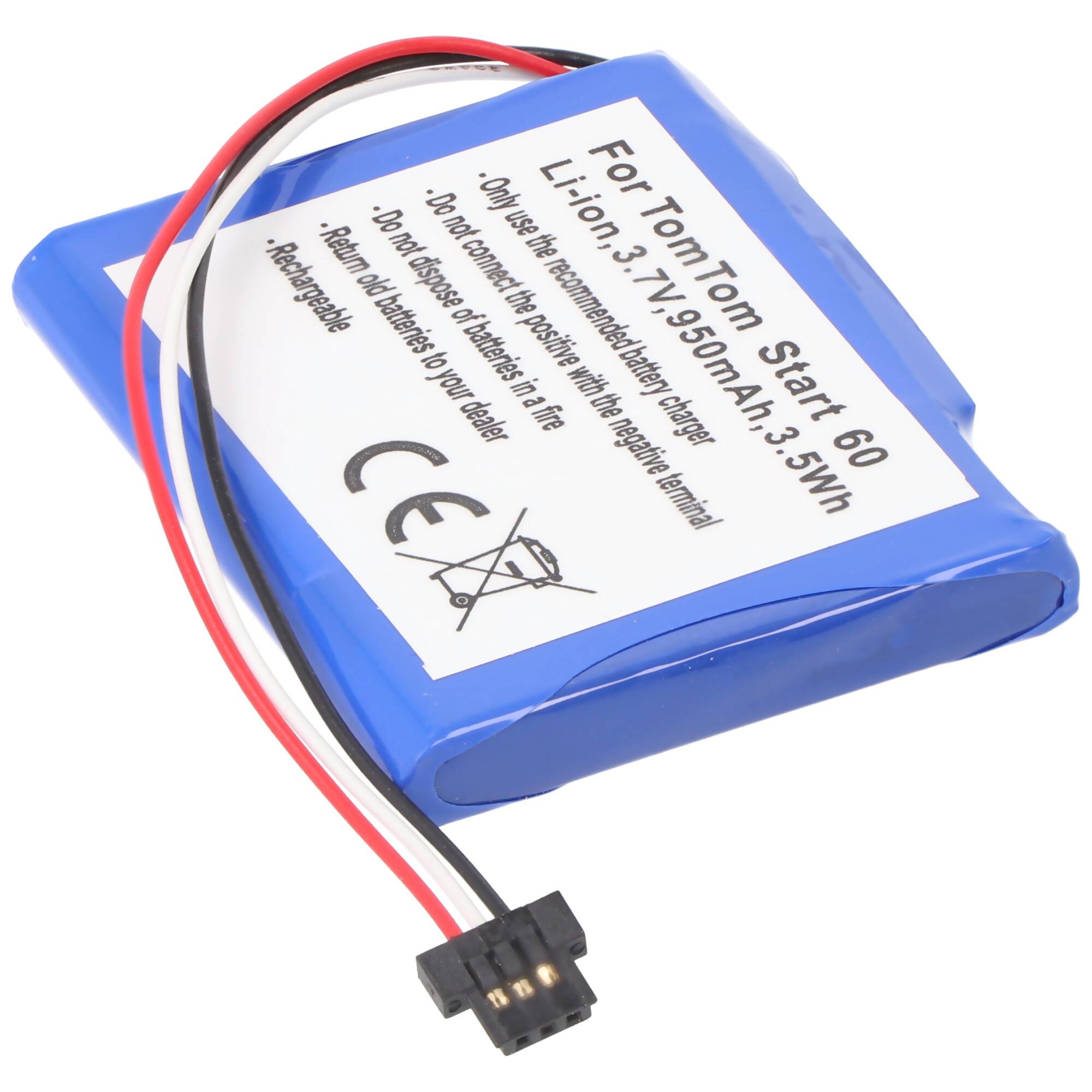 Akku passend für den TOMTOM Start 60 Akku AT5, AHA11111003, VFA, 6027A0089521, AHA11110005, FMB0932008731, P2, VF65, VF6