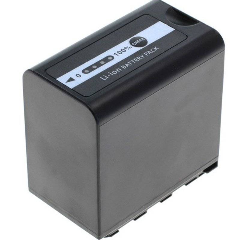VW-VBD78 Akku für Panasonic HC-X1000 mit Akkustandanzeige VW-VBD78 6600mAh
