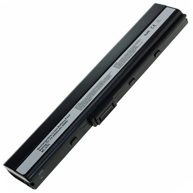 Asus A52, K42, K52, K53 Nachbau Akku von mit 10,8 Volt 4400mAh