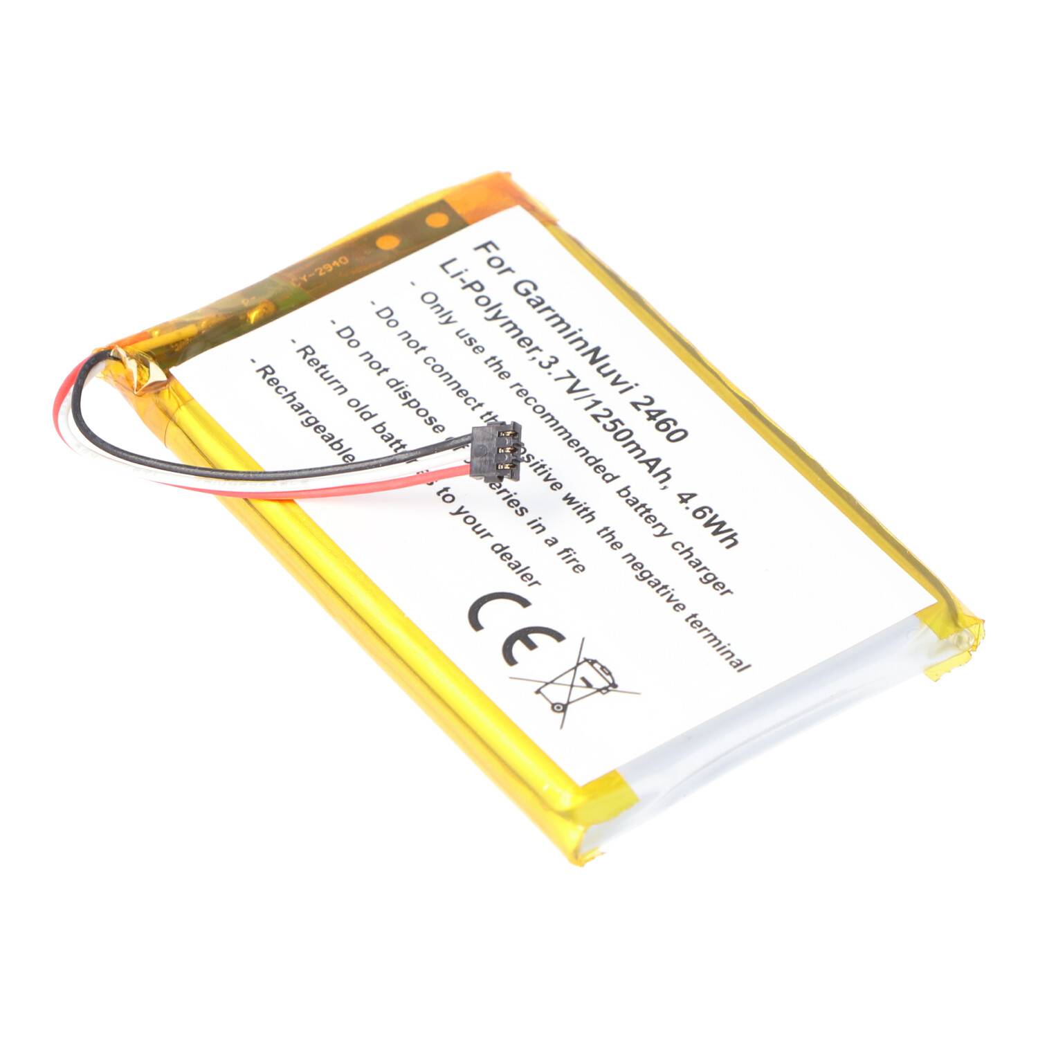 AccuCell Akku passend für den Garmin Nuvi 2460 Akku 361-00051-02, 361-00051-00