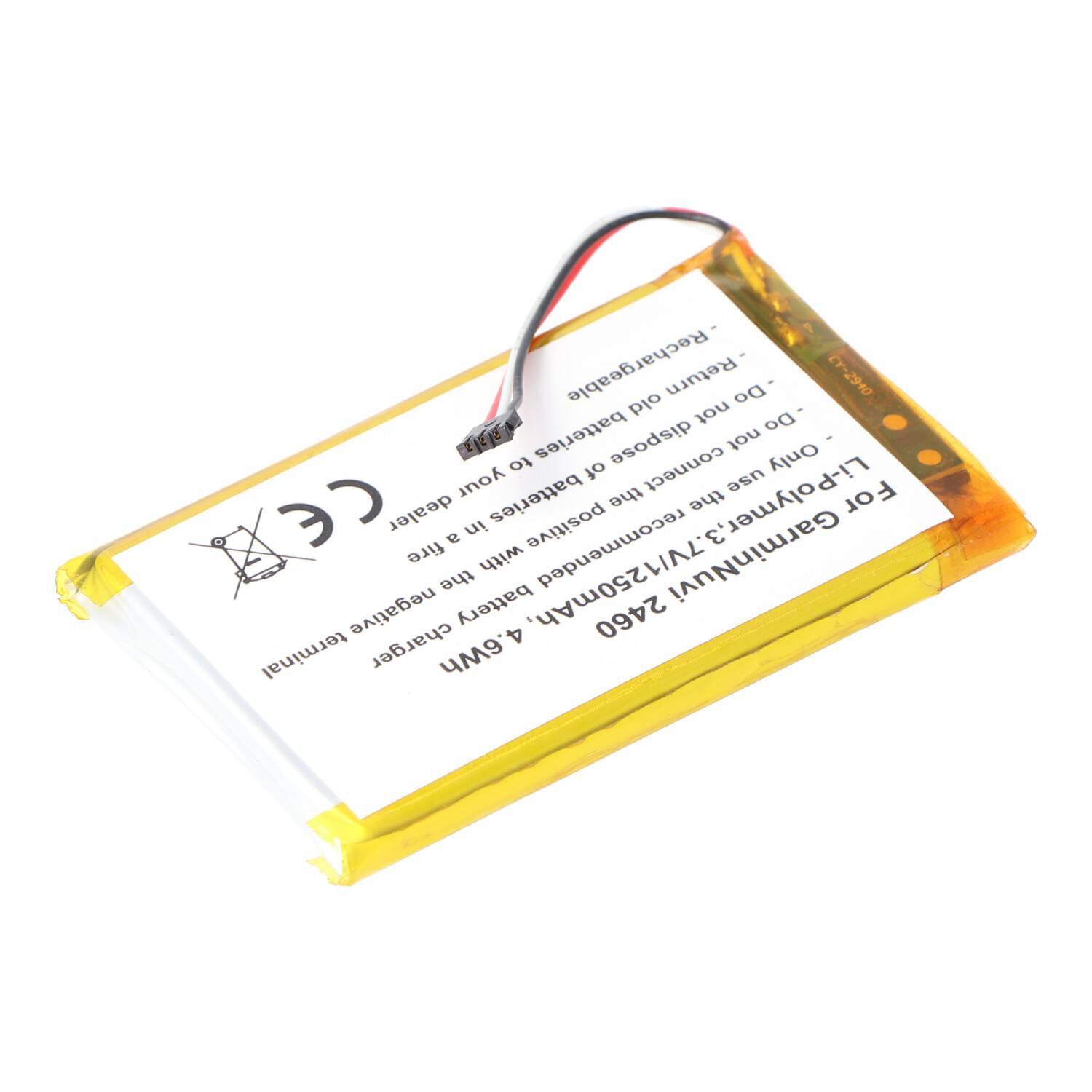 AccuCell Akku passend für den Garmin Nuvi 2460 Akku 361-00051-02, 361-00051-00