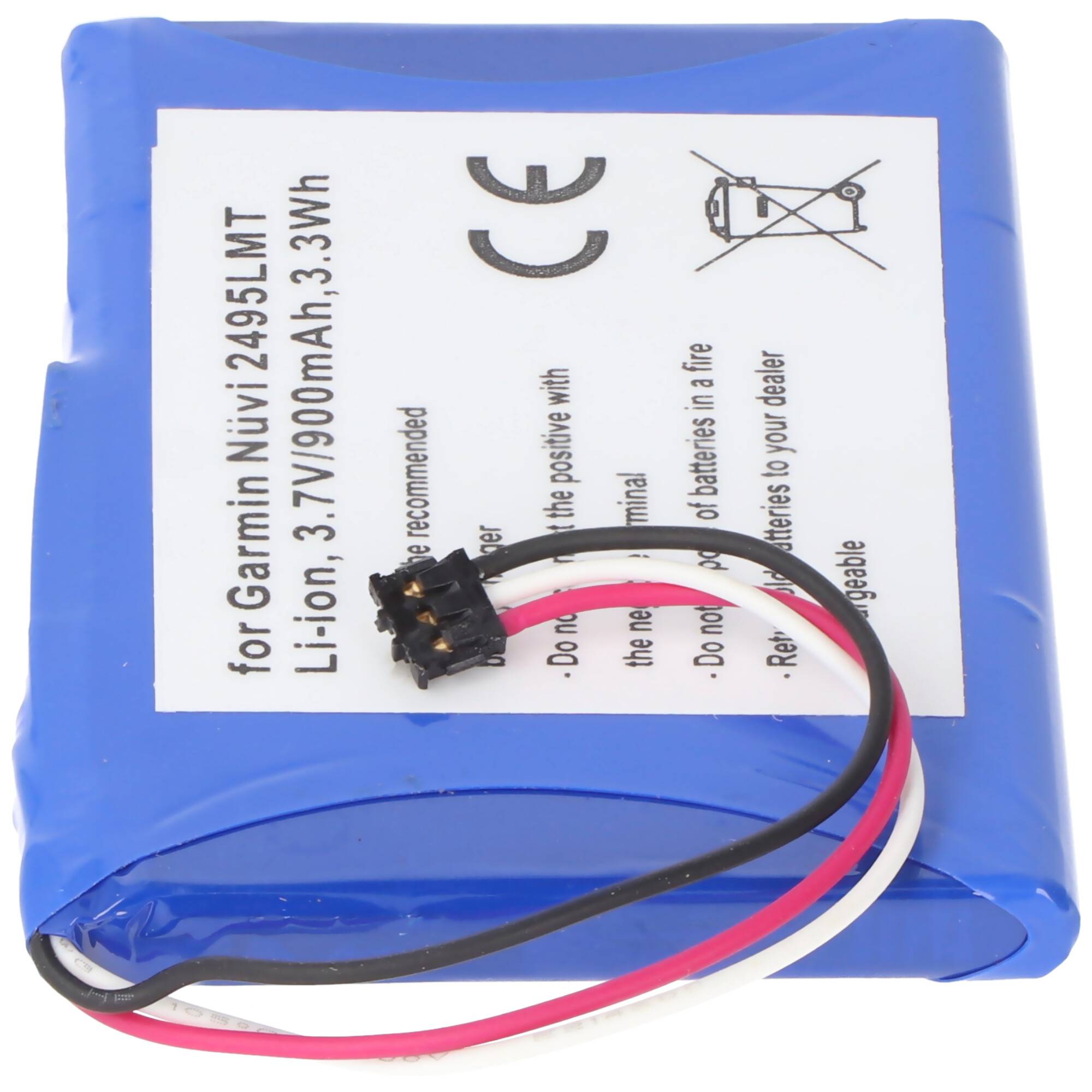 AccuCell Akku passend für den Garmin Nuvi 2405 Akku 361-00035-03, 2455 LMT