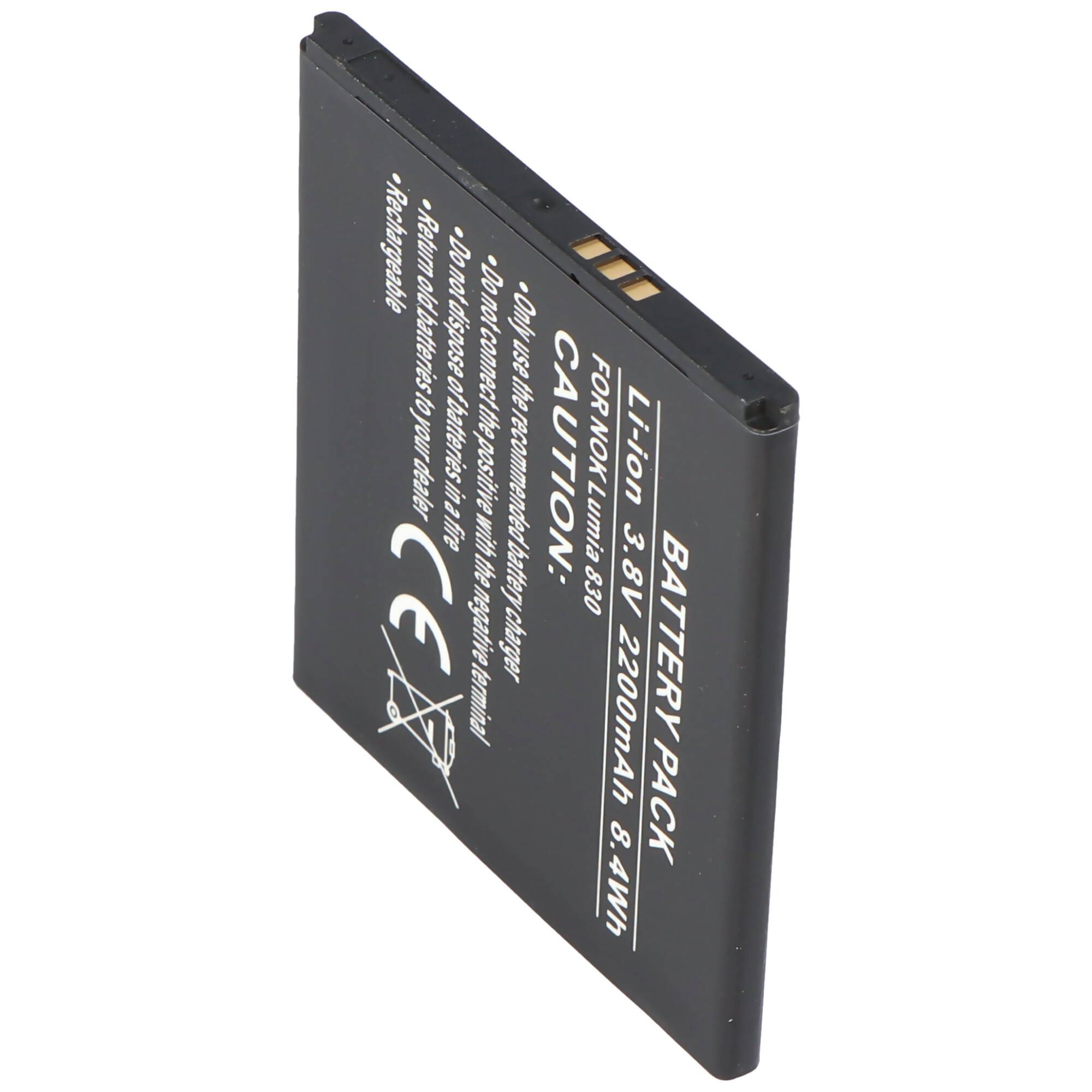 Akku passend für den Nokia Lumia 830 Akku Nokia BV-L4A Akku