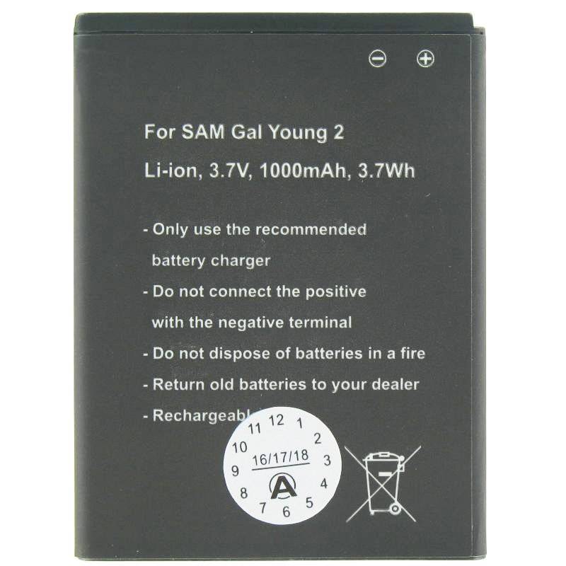 Akku passend für den Samsung Galaxy Young 2 Akku, SM-G130, EB-BG130ABE, 4 Kontakte