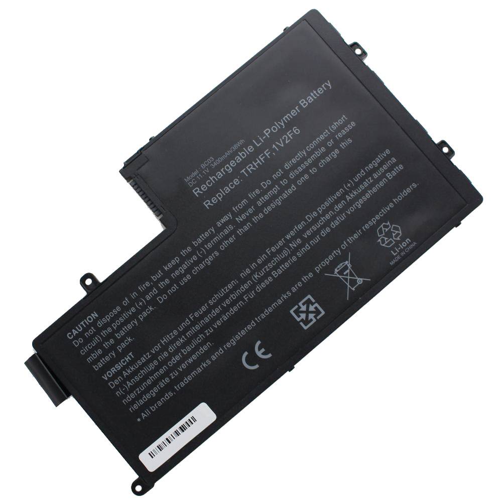 Akku passend für Dell Inspiron 15, Inspiron 5547, Inspiron N5547 Akku 1V2F6, DL011307-PRR13G01, TRHFF 11,1V, 3400mAh