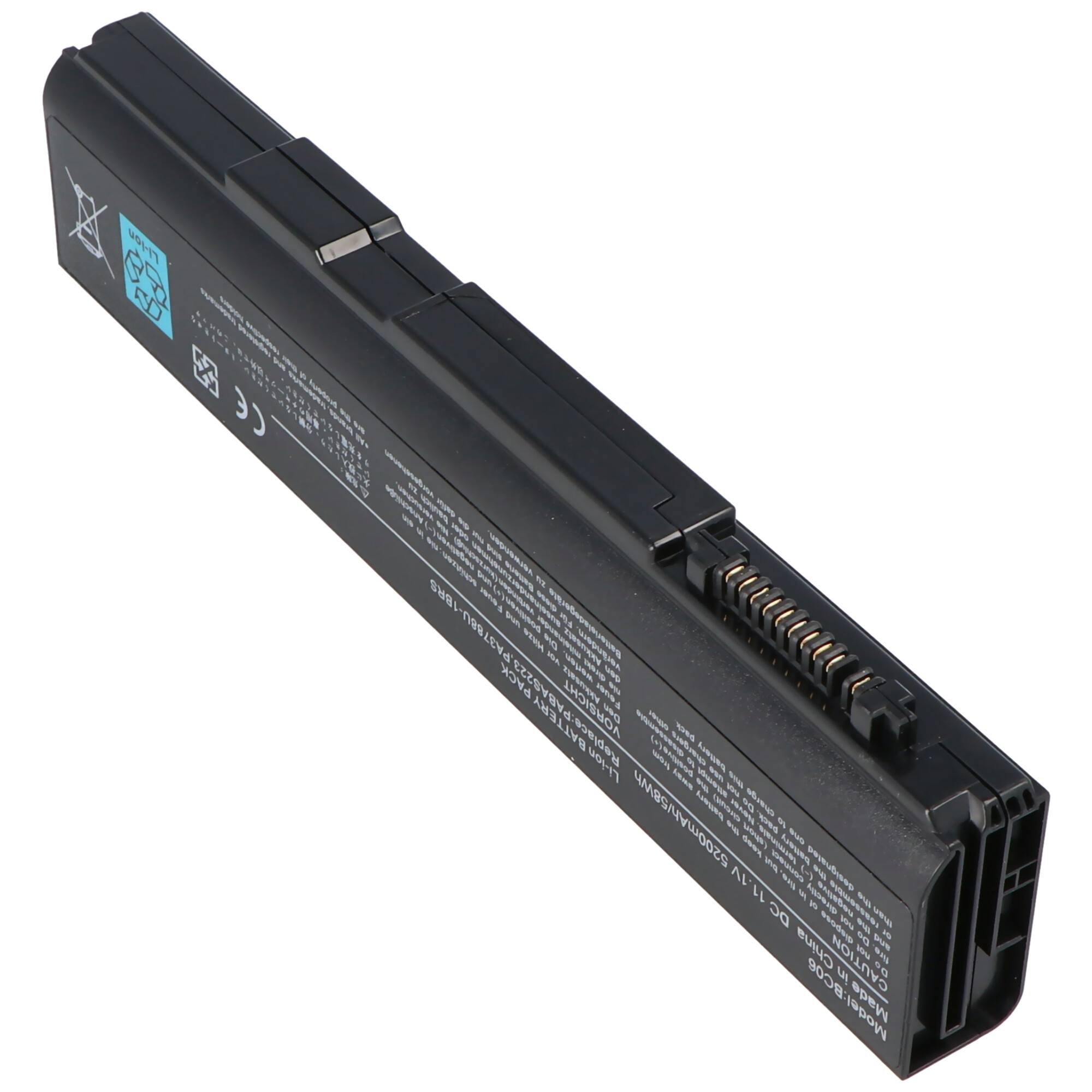 Akku passend für Toshiba PA3788U-1BRS, PABAS223, PA3788, PA3788U1BRS, Toshiba Dynabook, Toshiba Tecra A11, M11, S11 10,8