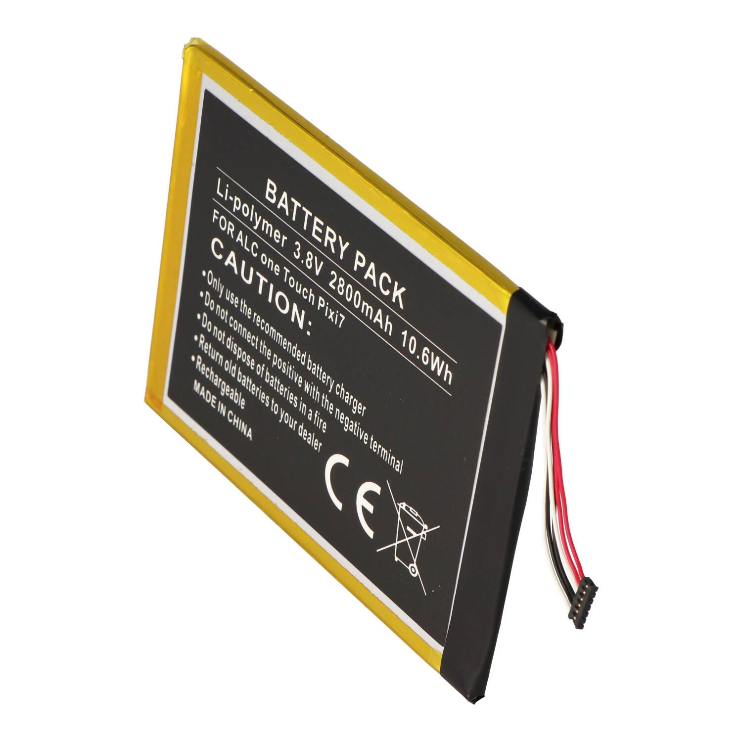 Akku passend für Alcatel One Touch Pixi 7, TLp028AD 3,8 Volt 2800mAh