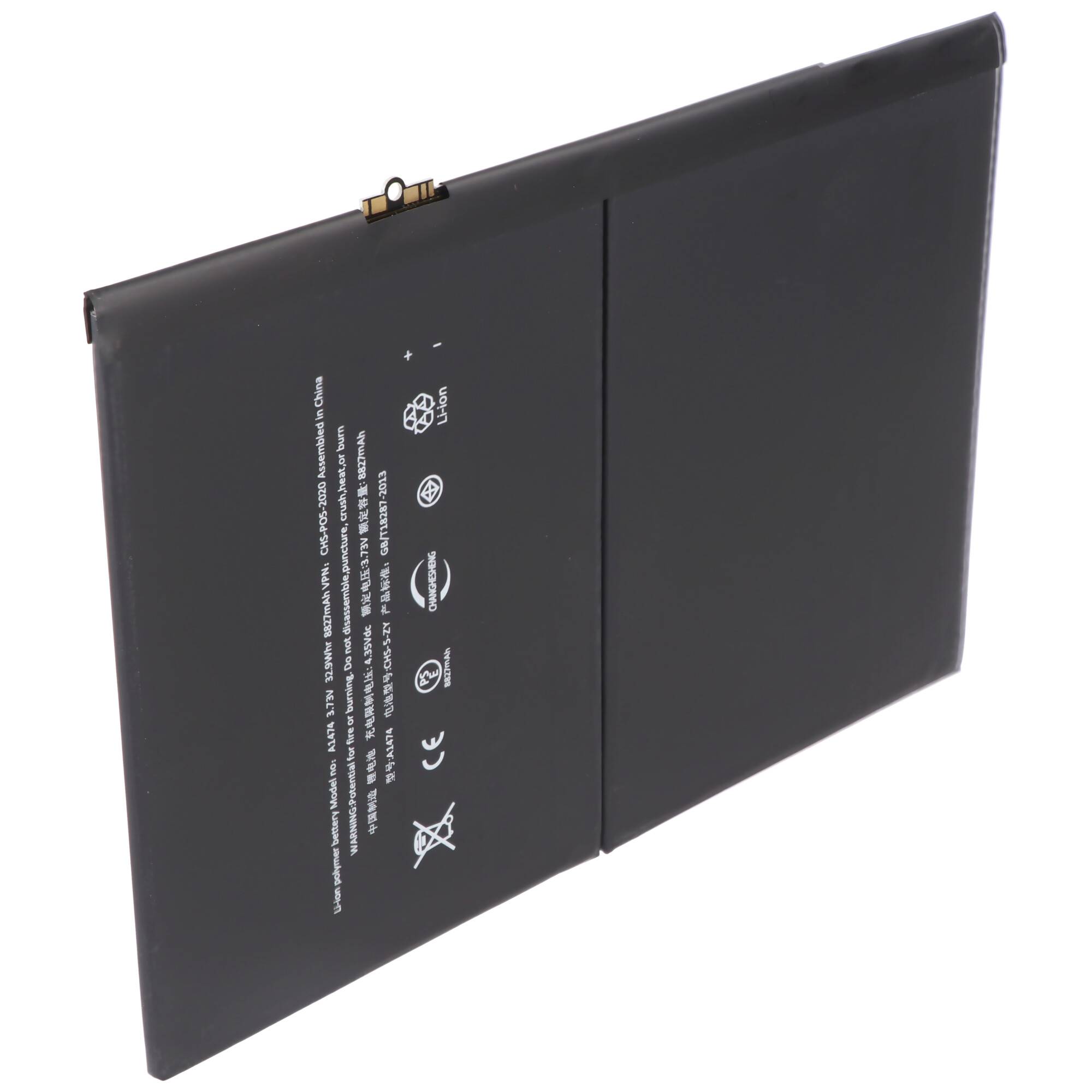 AccuCell Akku passend für den Apple iPad Air A1474 Akku A1484, 6712-6700