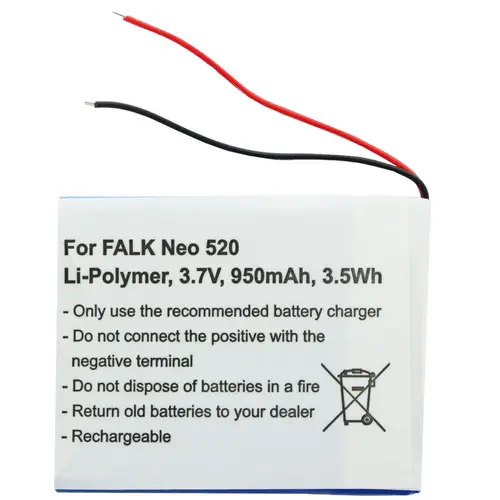 Akku passend für Falk Neo 520, Neo 520LMU Akku SR404255 Akku passend für Falk Neo 520, Neo 520LMU Akku SR404255