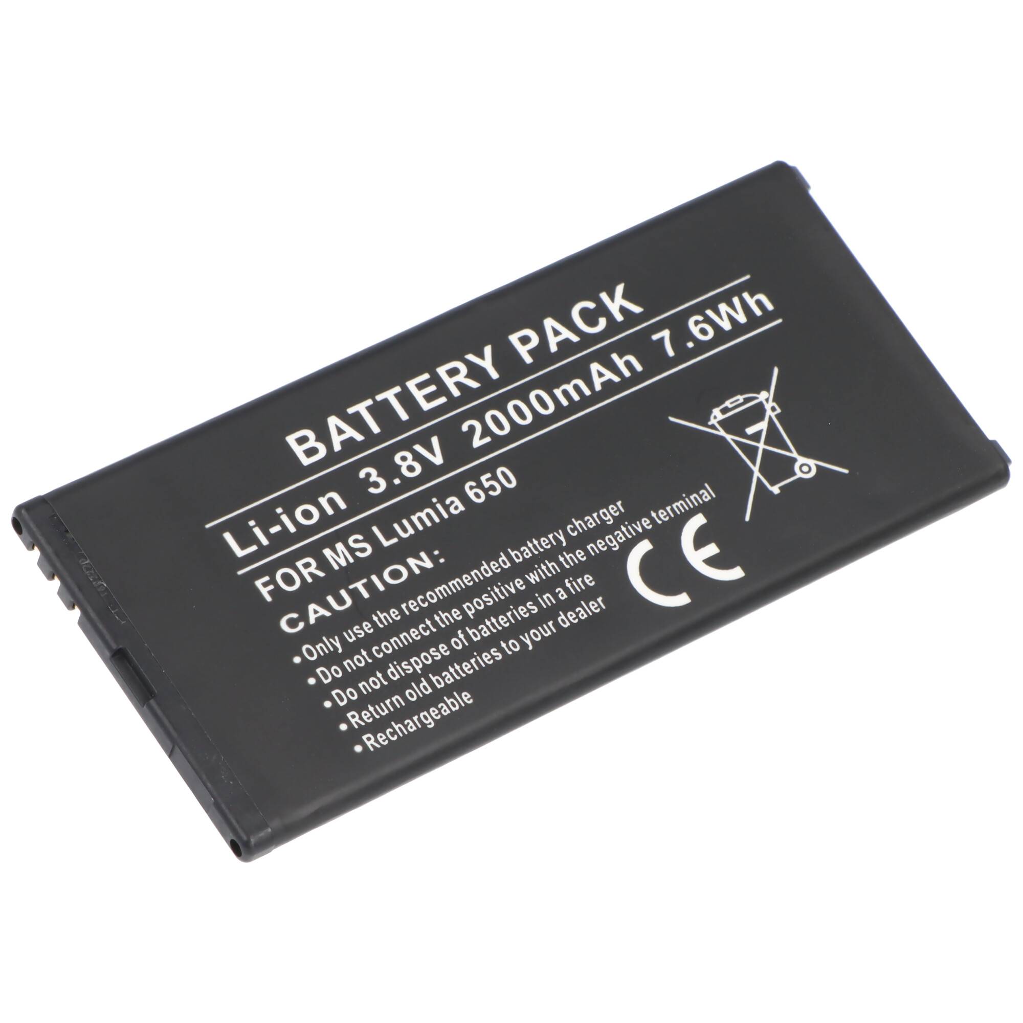 Schwarzes Lithium-Ionen-Akku-Pack mit der Bezeichnung „Battery Pack