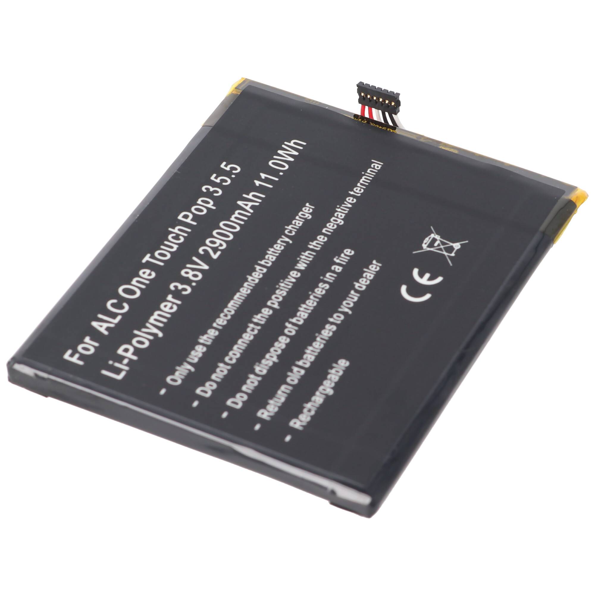 Akku passend für Alcatel One Touch Pop 3 5.5, OT-5025, TLp029A1, CAC2910008C1