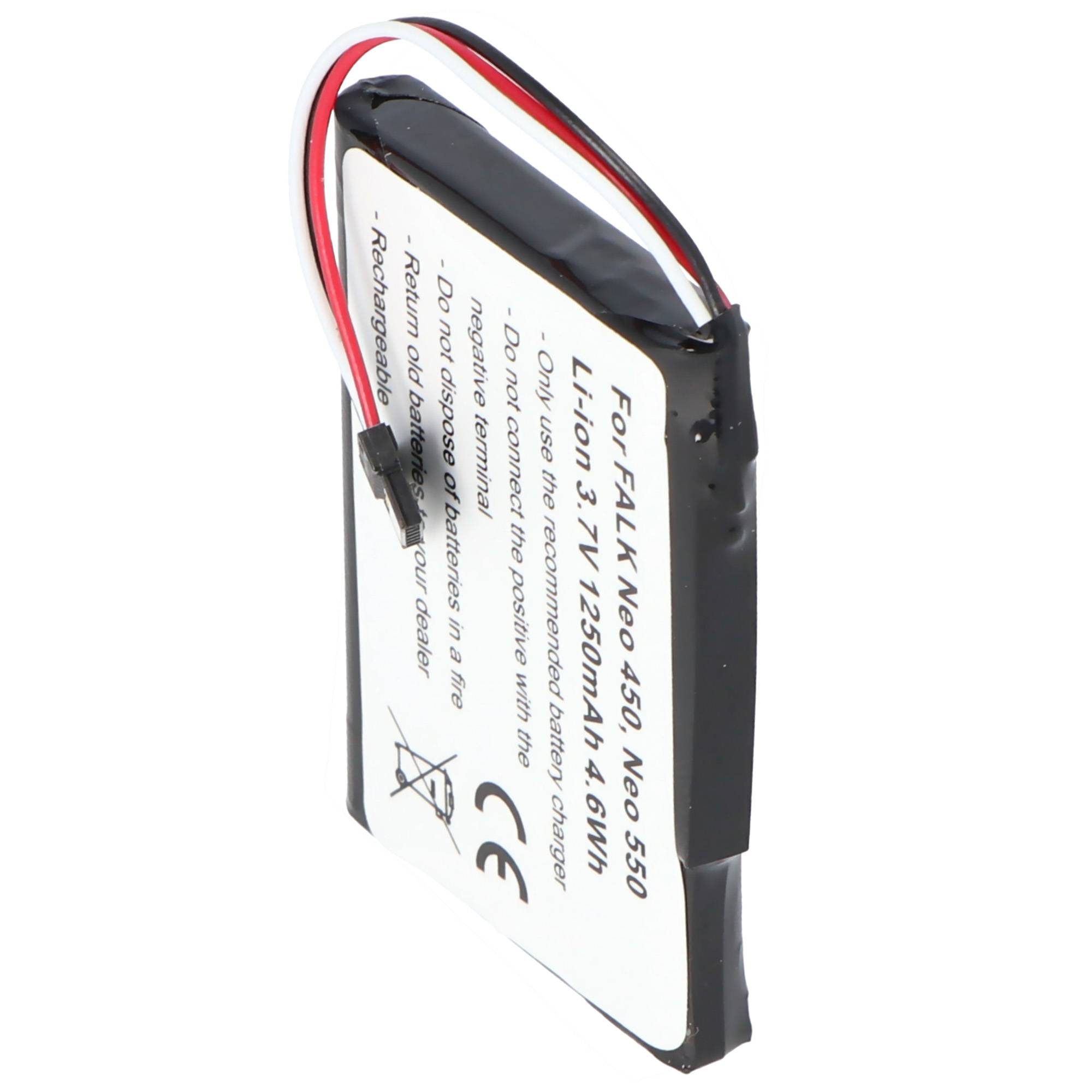 Akku passend für den FALK Neo 450 Akku Neo 550 mit 3,7V und 1250mAh
