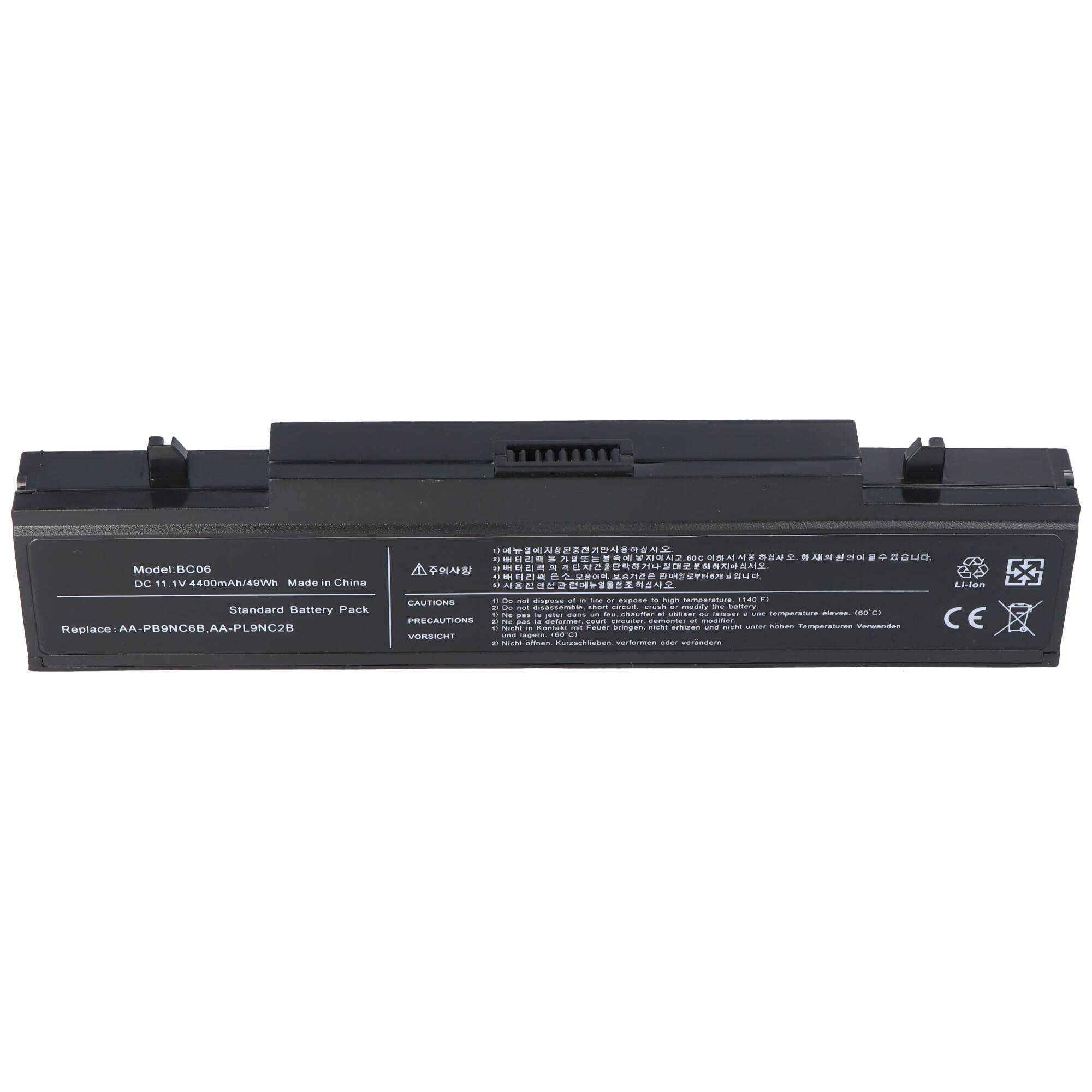Akku passend für Samsung Akku AA-PB9NC5B, AA-PB9NC6B, AA-PB9NC6W, AA-PB9NC6W/E, AA-PB9NS6B, AA-PL9NC2B, AA-PL9NC6W, 4400