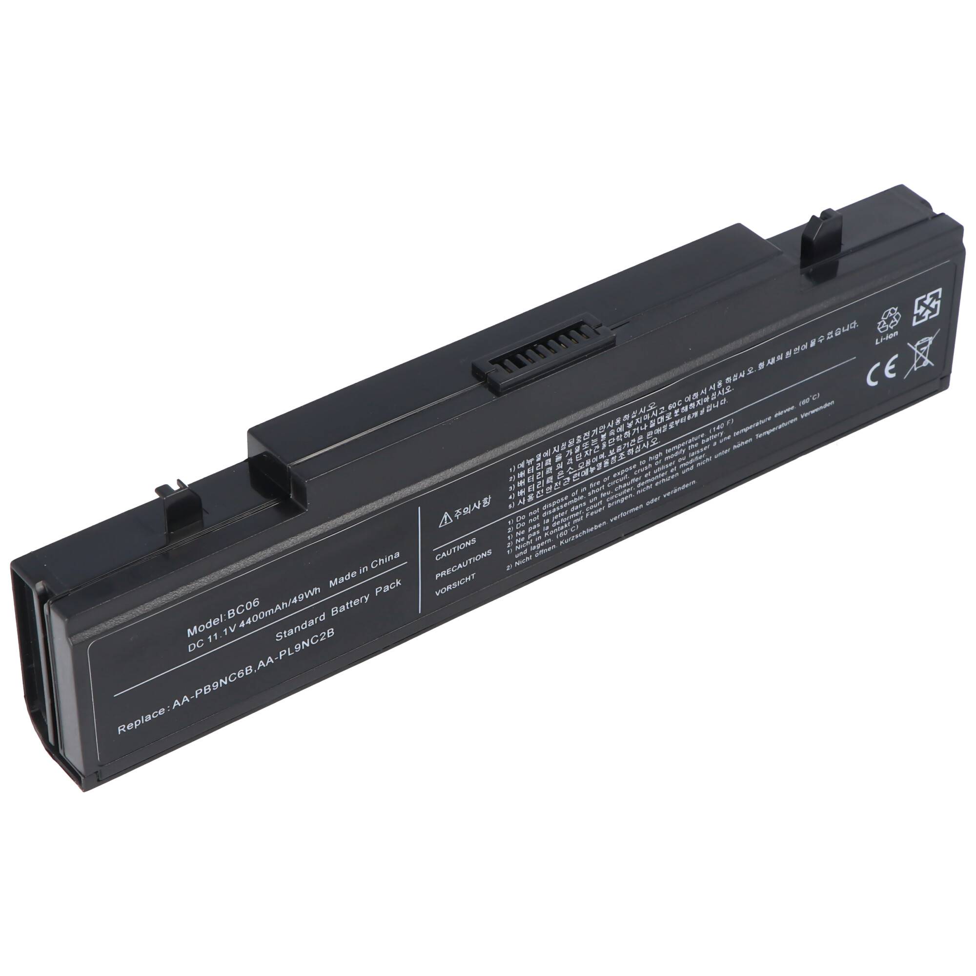 Akku passend für Samsung Akku AA-PB9NC5B, AA-PB9NC6B, AA-PB9NC6W, AA-PB9NC6W/E, AA-PB9NS6B, AA-PL9NC2B, AA-PL9NC6W, 4400