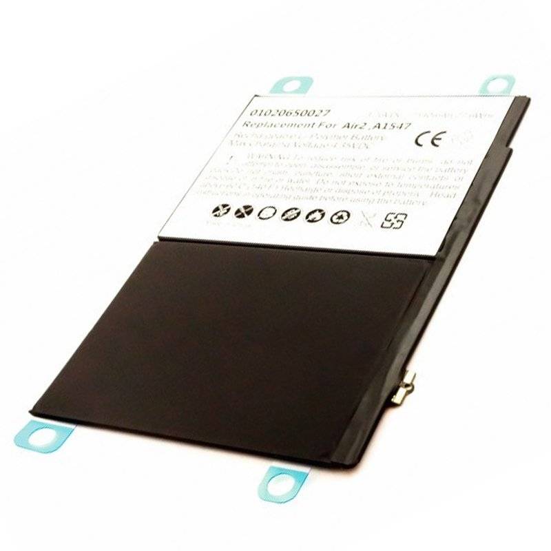 AccuCell Akku passend für den Apple iPad Air 2 Akku 020-8562, A1547, A1567, 7340mAh