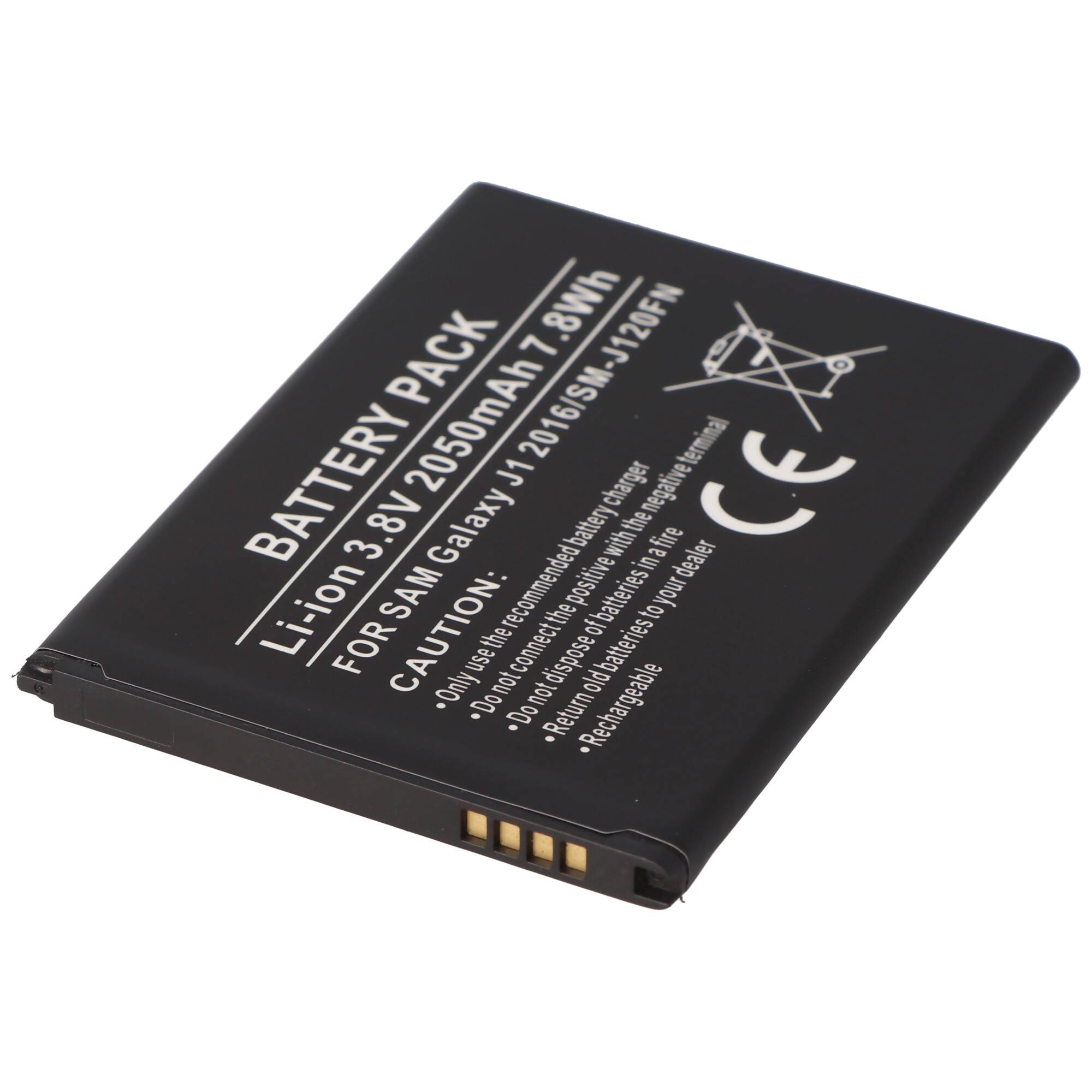 Akku passend für Samsung Galaxy J1 2016, SM-J120FN Akku EB-BJ20CBE