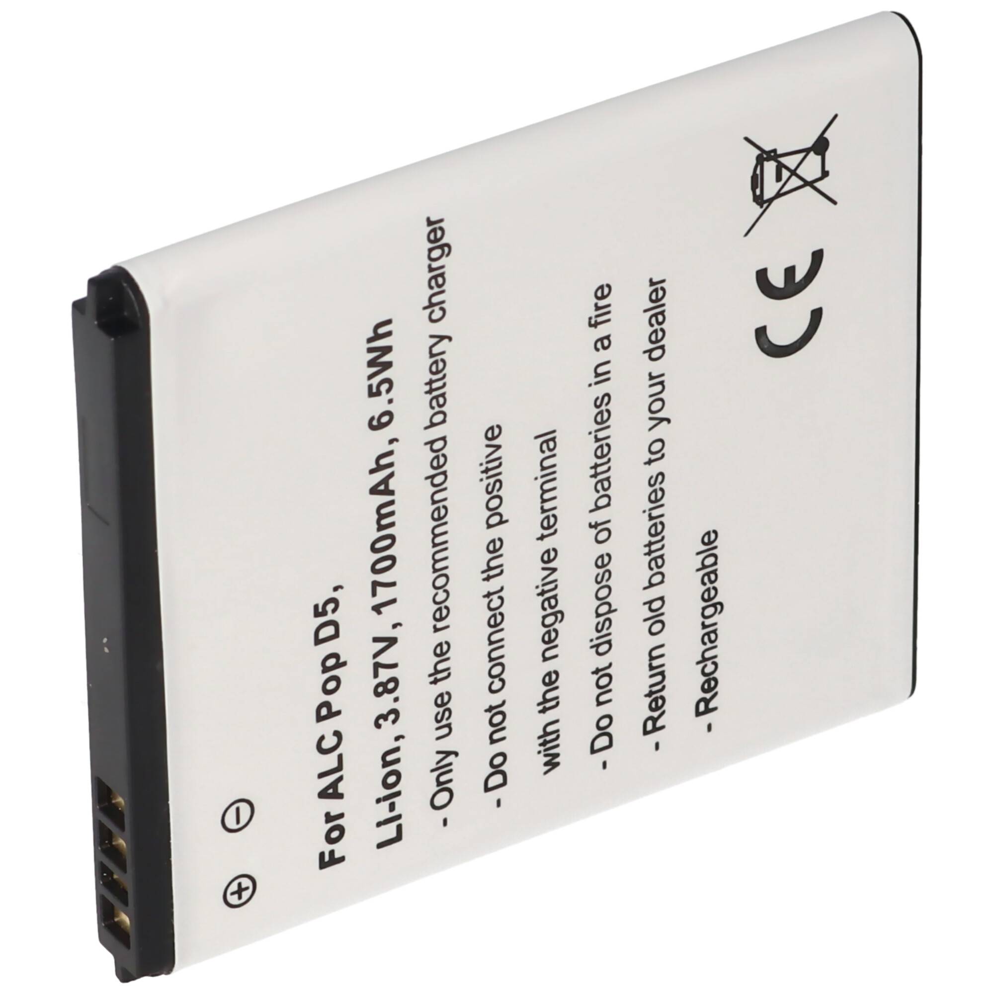 Akku passend für den Alcatel Pop D5 Akku TLi018D1